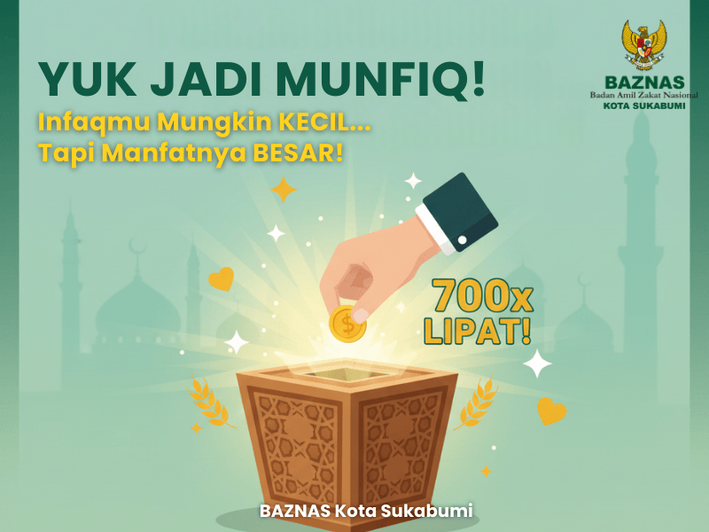 Yuk Jadi Munfiq: Infaqmu Mungkin Kecil, Tapi Manfaatnya Besar