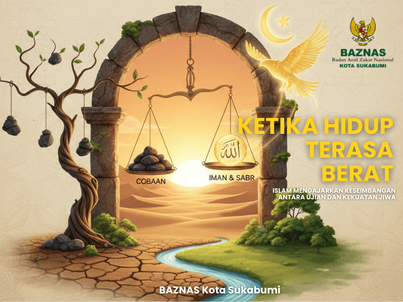 Ketika Hidup Terasa Berat: Islam Mengajarkan Keseimbangan antara Ujian dan Kekuatan Jiwa