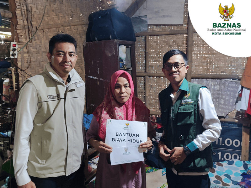 BAZNAS Salurkan Bantuan Biaya Hidup untuk Sunardi di Benteng