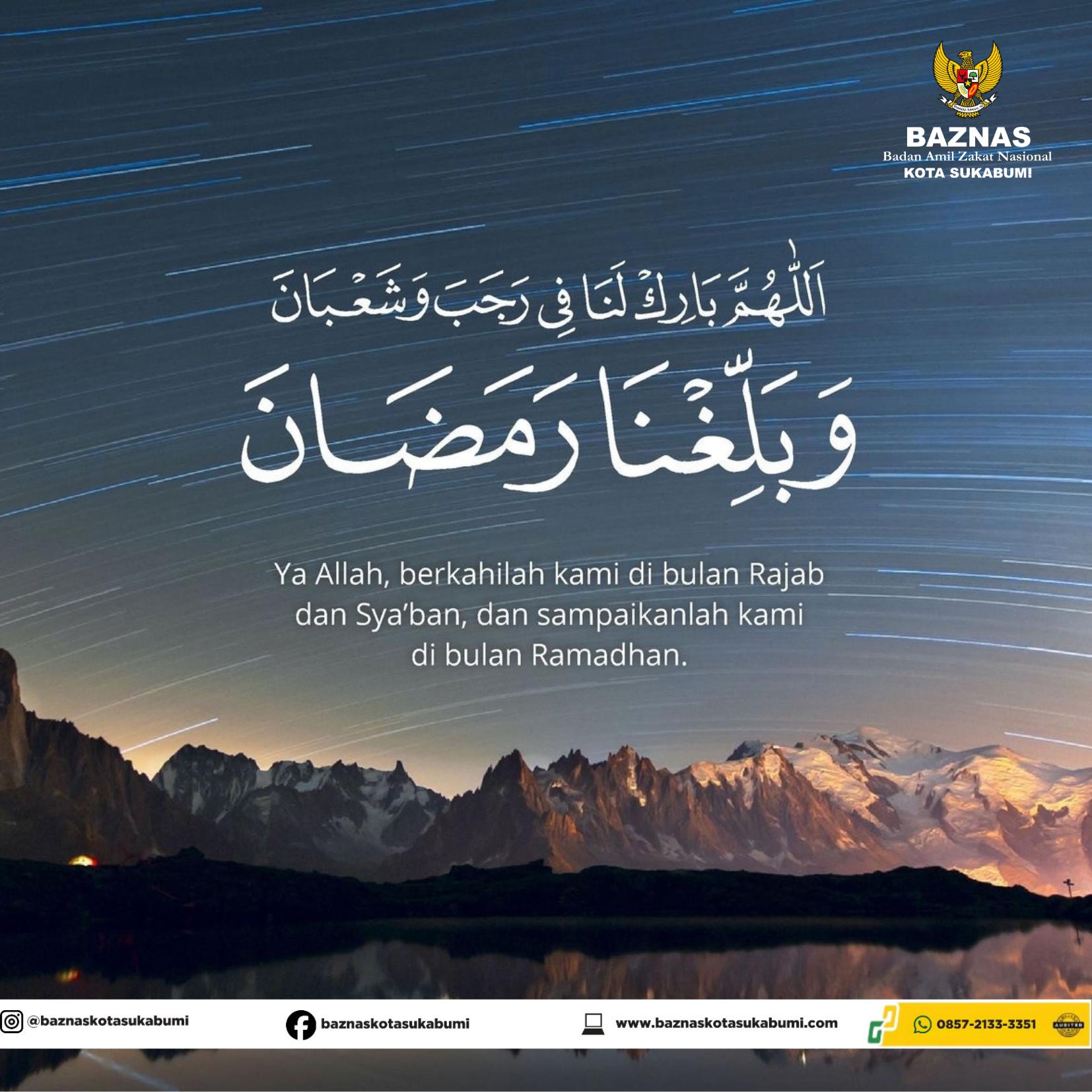 Doa Menyambut Ramadhan Saat Bulan Rajab dan Syaban