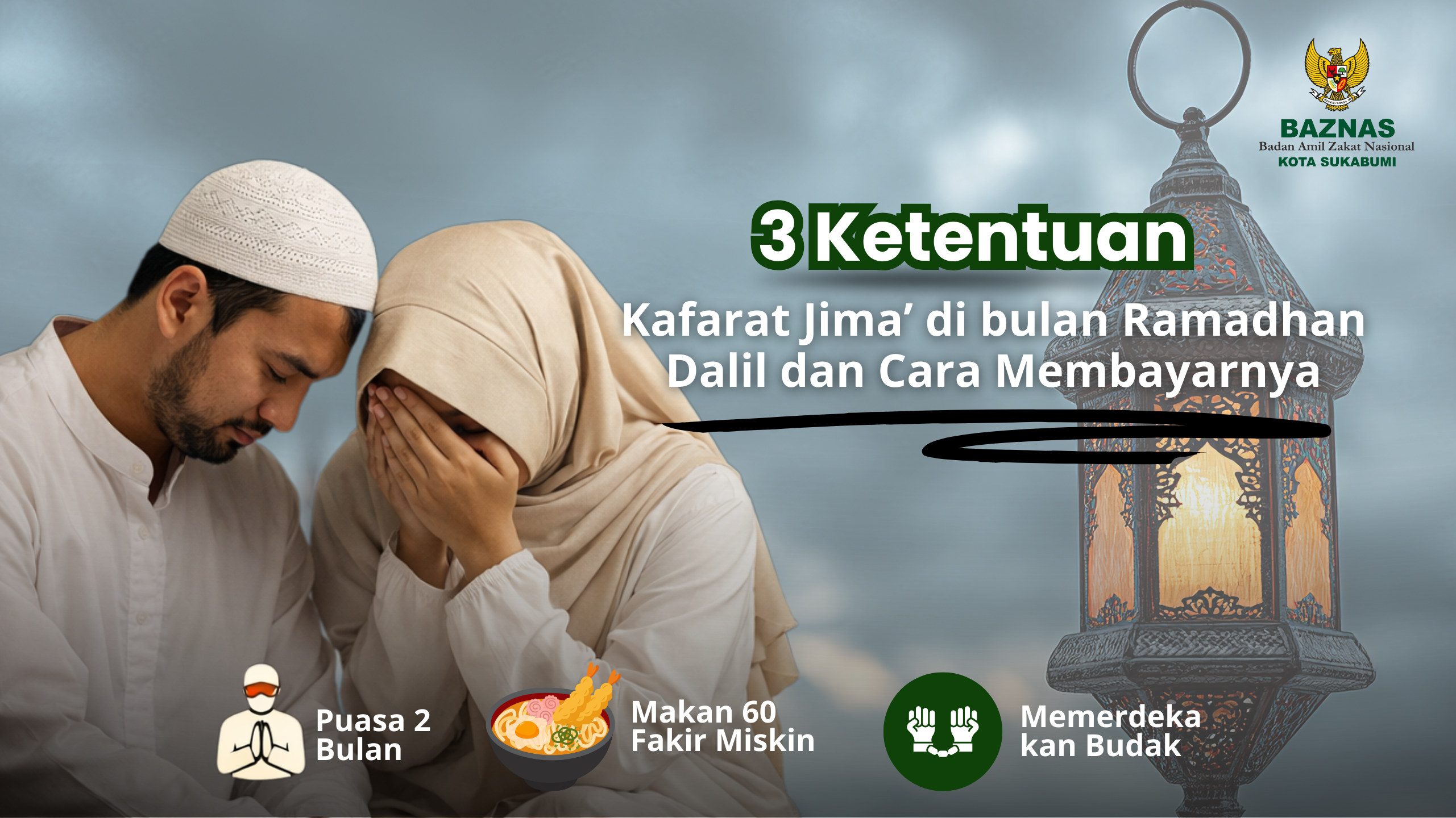 3 Ketentuan Kafarat Jima yang Wajib Dipahami di bulan Ramadhan