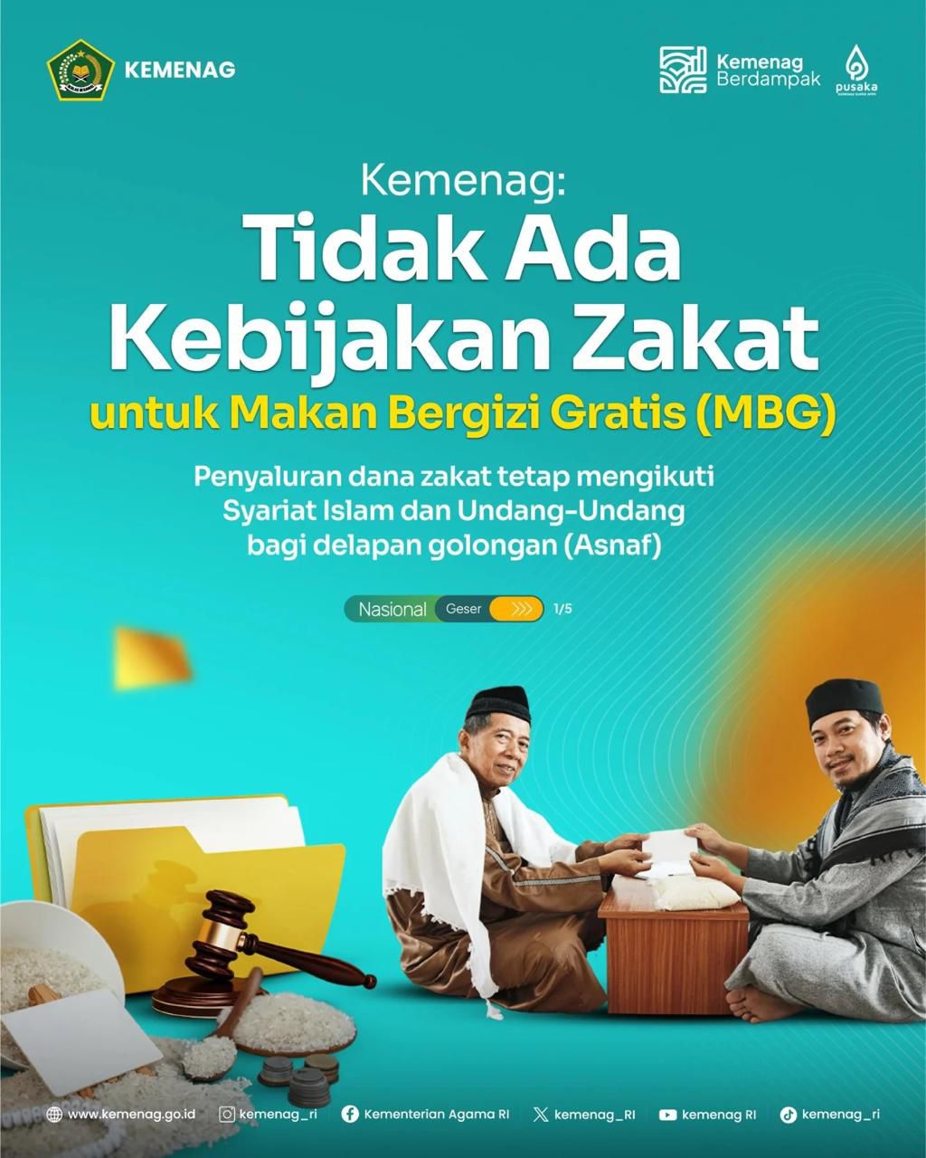 Banyak yang Salah Sangka! MBG Ternyata Bukan Pakai Dana Zakat, Lho