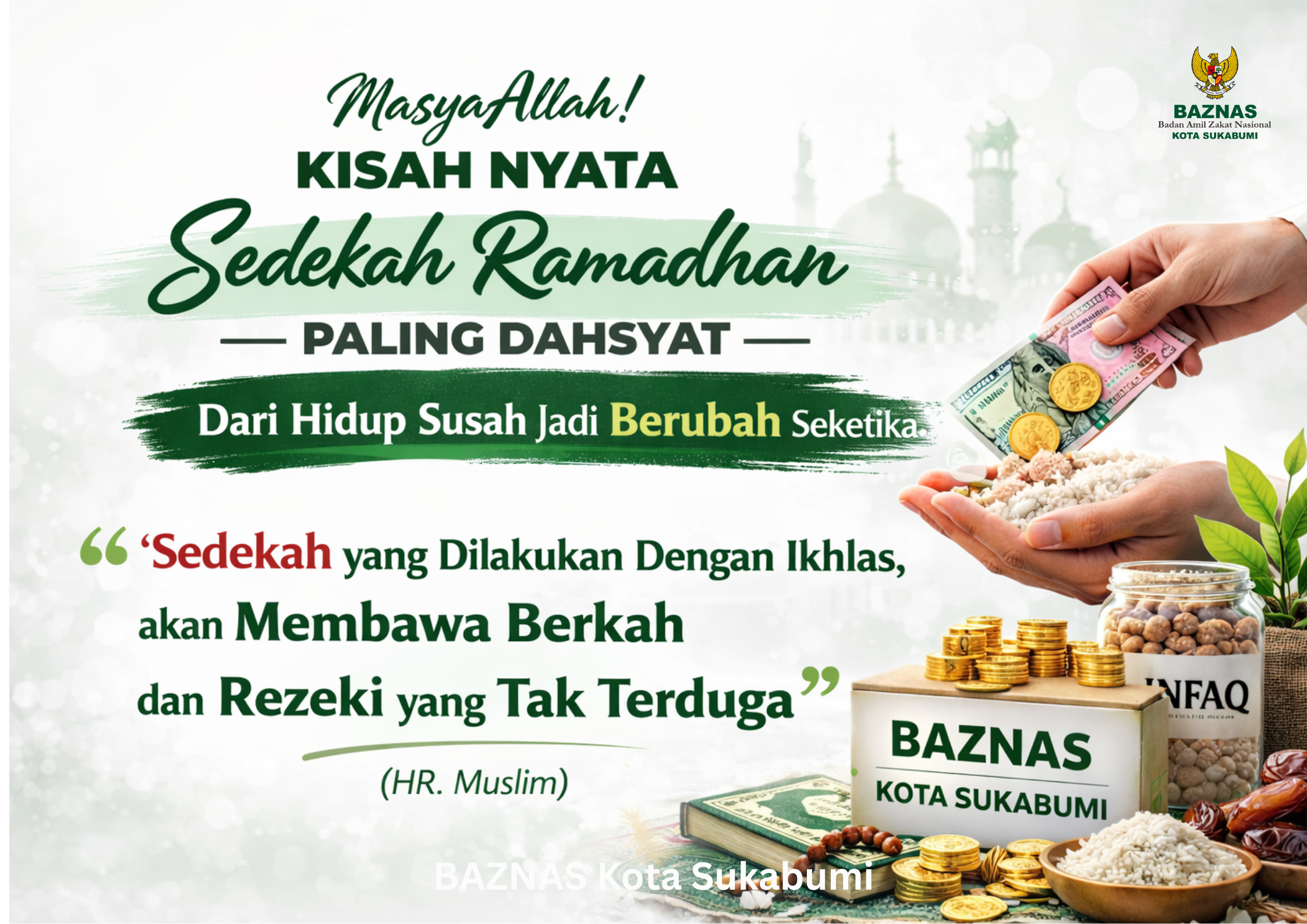 MasyaAllah! Kisah Nyata Sedekah Ramadhan Paling Dahsyat, Dari Hidup Terpuruk dan Susah Jadi Berubah Seketika