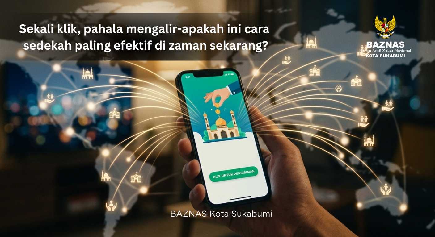 Dasyat!!! Sekali klik, 4 poin pahala mengalir-apakah ini cara sedekah paling efektif di zaman sekarang?