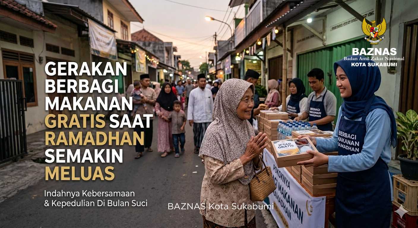 Subhanallah! Gerakan Berbagi Makanan Gratis Saat Ramadhan Semakin Meluas