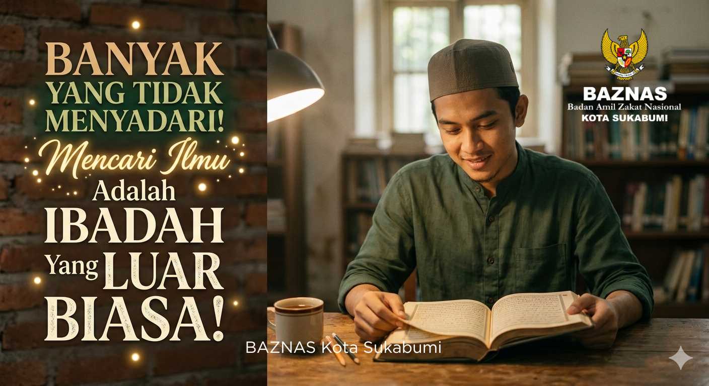 Banyak yang Tidak Menyadari! Mencari Ilmu Adalah Ibadah yang Luar Biasa