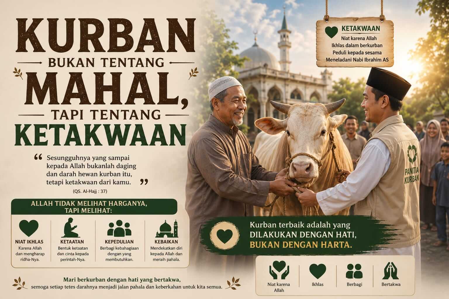 Kurban Bukan Tentang Mahal, Tapi Tentang Ketakwaan