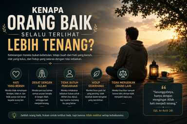 Kenapa Orang Baik Selalu Terlihat Lebih Tenang?