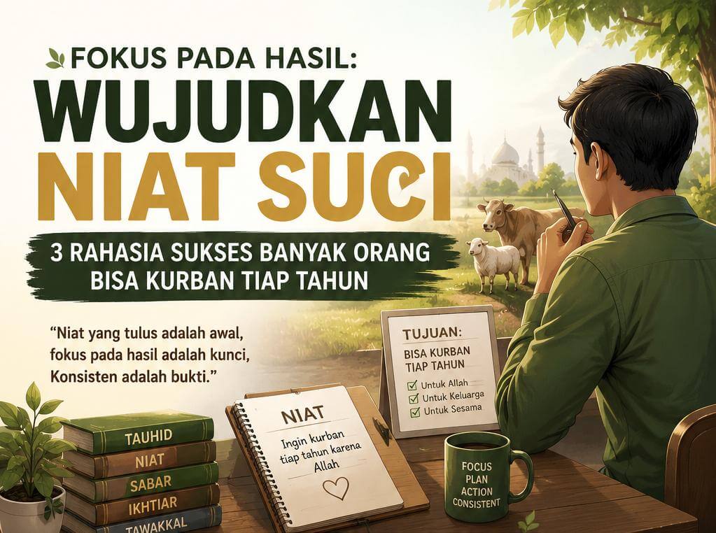 Fokus pada Hasil: Wujudkan Niat Suci! 3 Rahasia Sukses Banyak Orang Bisa Kurban Tiap Tahun.
