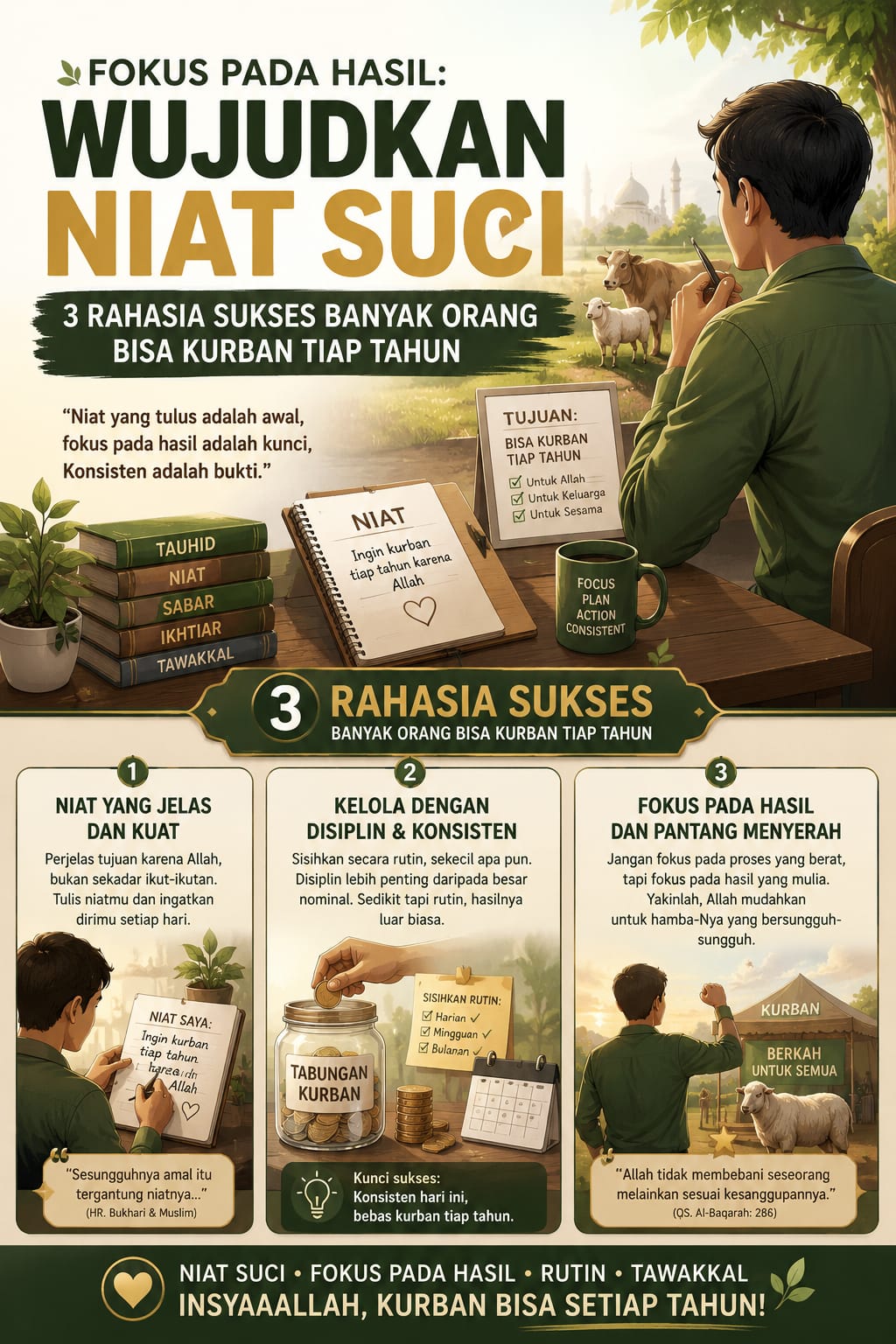 Wujudkan Niat Suci 3 Rahasia Sukses Banyak Orang Bisa Kurban Tiap Tahun