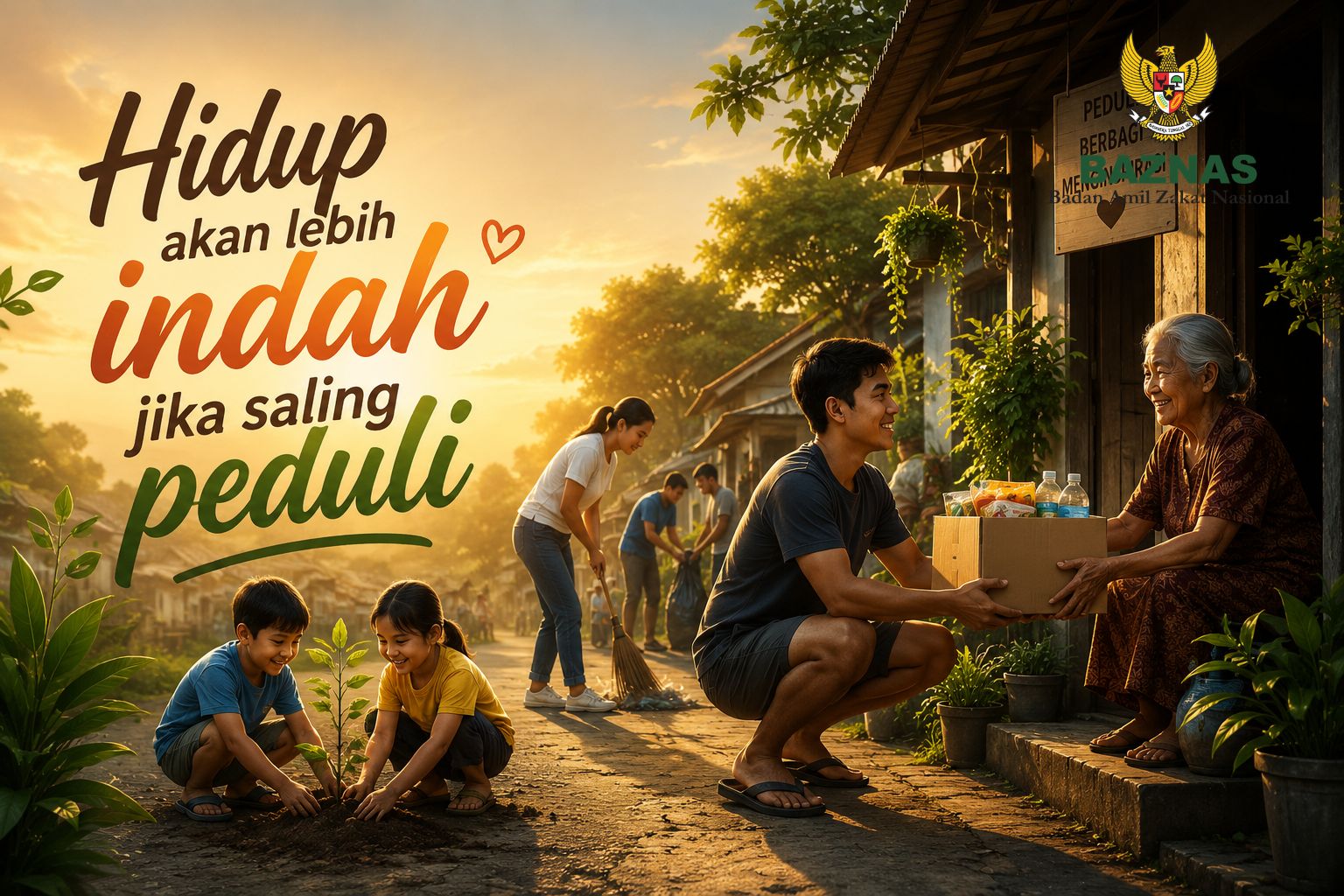 Hidup Akan Lebih Indah Jika Saling Peduli