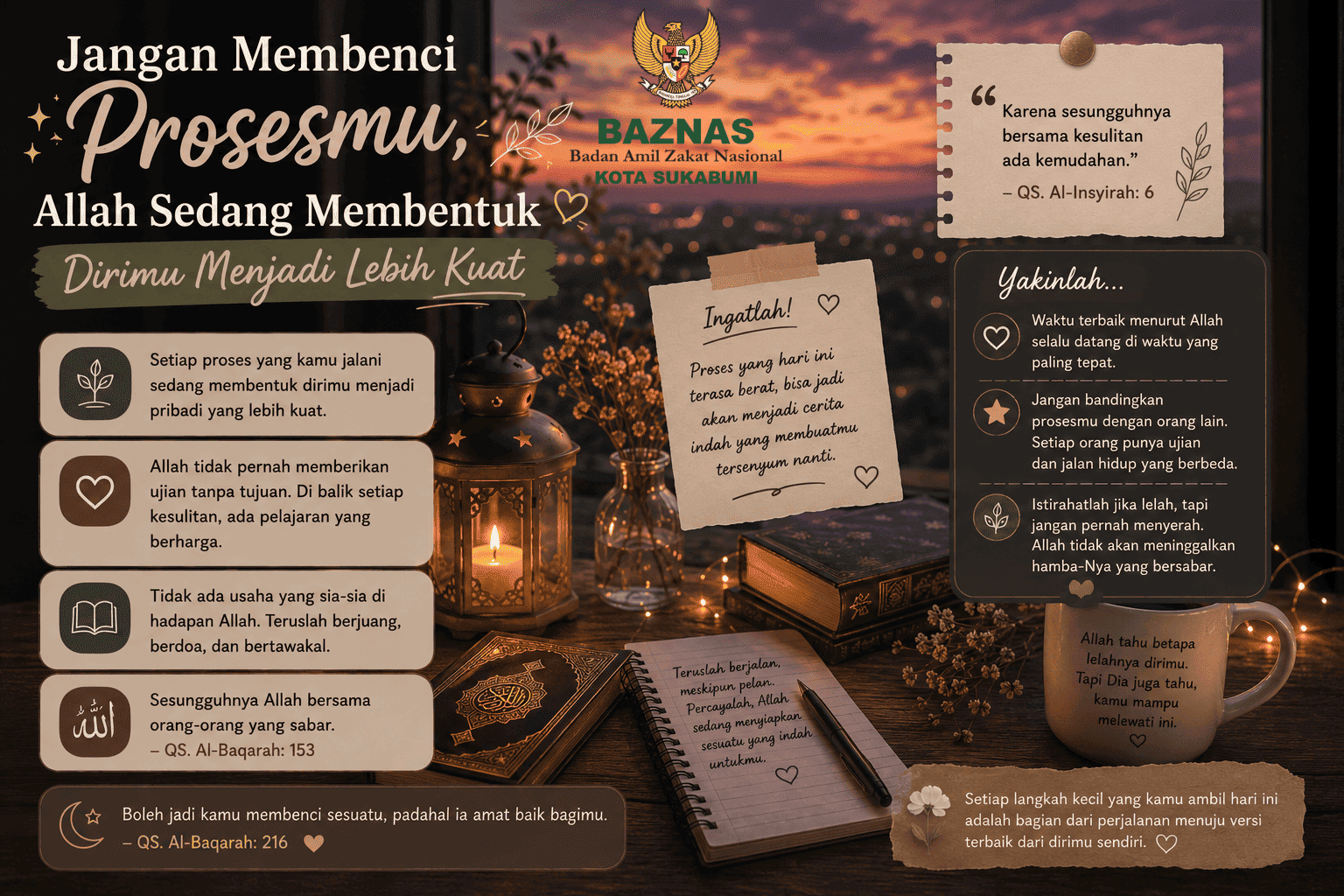 Jangan Membenci Prosesmu, Allah Sedang Membentuk Dirimu Menjadi Lebih Kuat