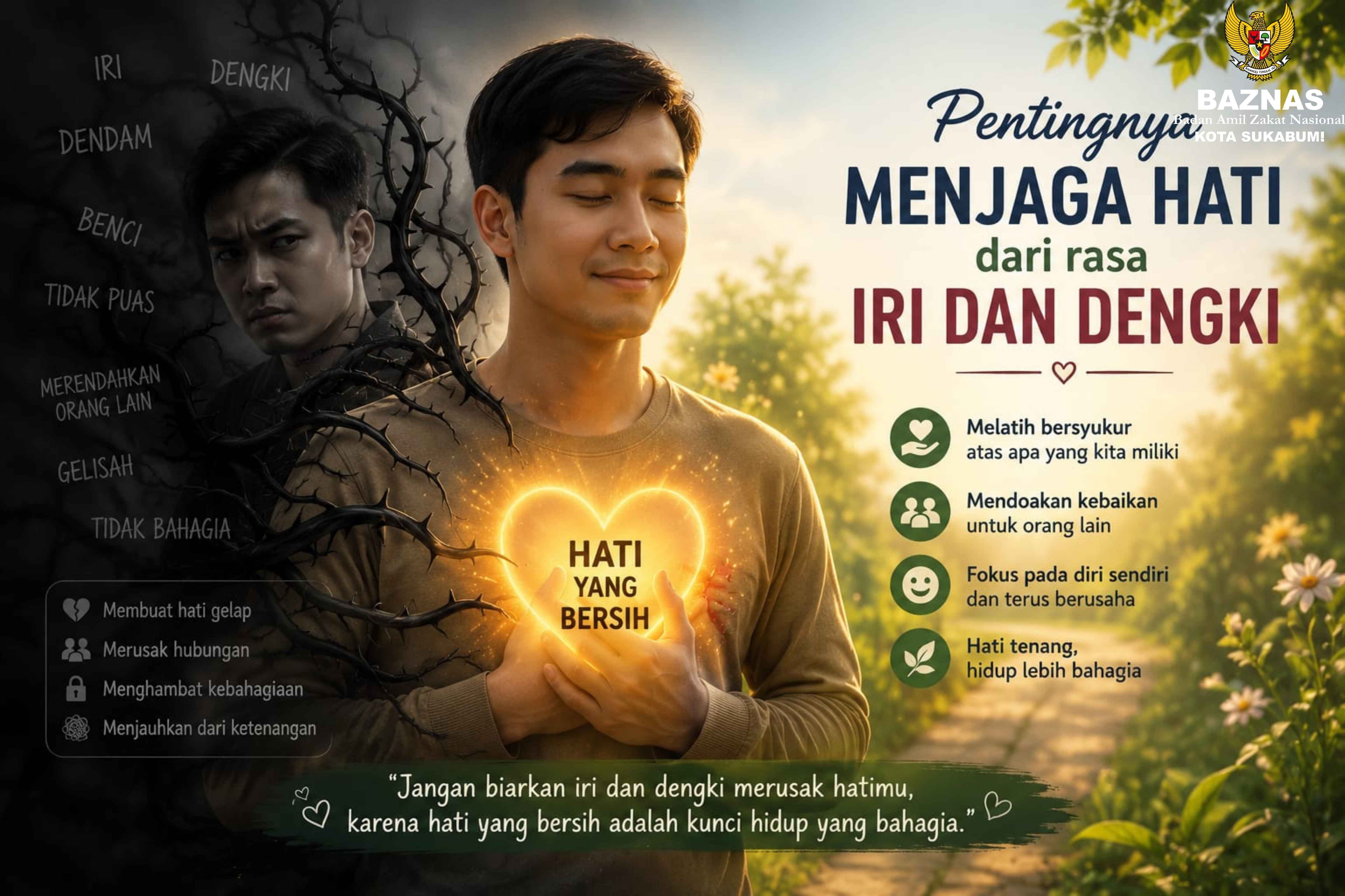 Pentingnya Menjaga Hati dari Rasa Iri dan Dengki