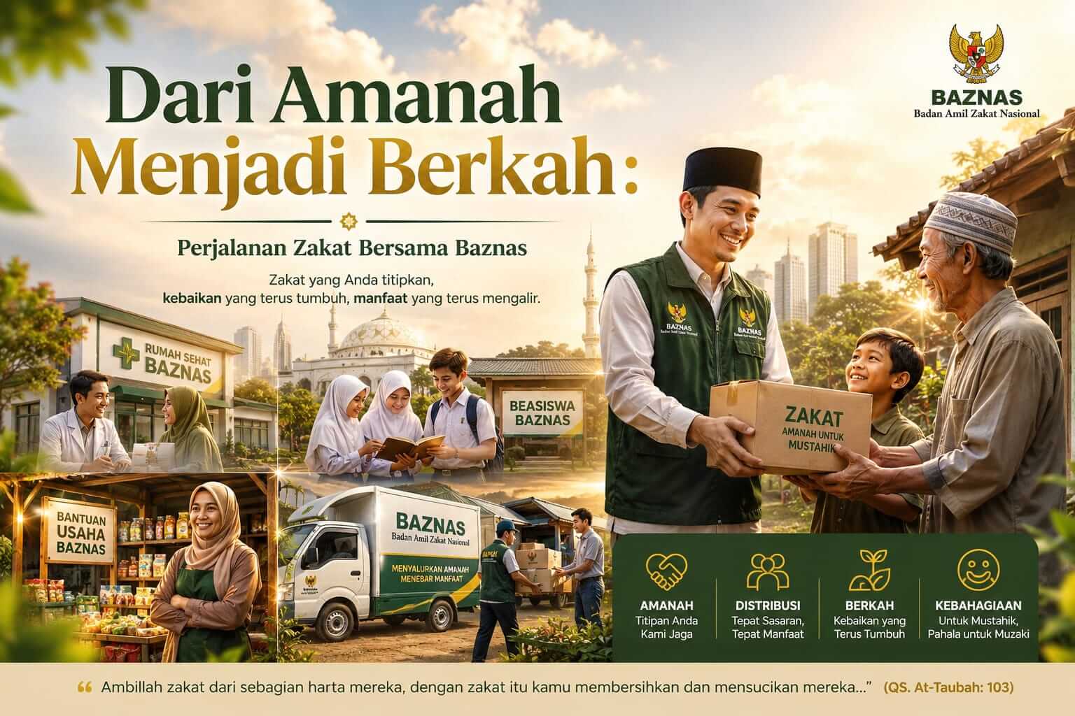 Dari Amanah Menjadi Berkah Perjalanan Zakat Bersama Baznas