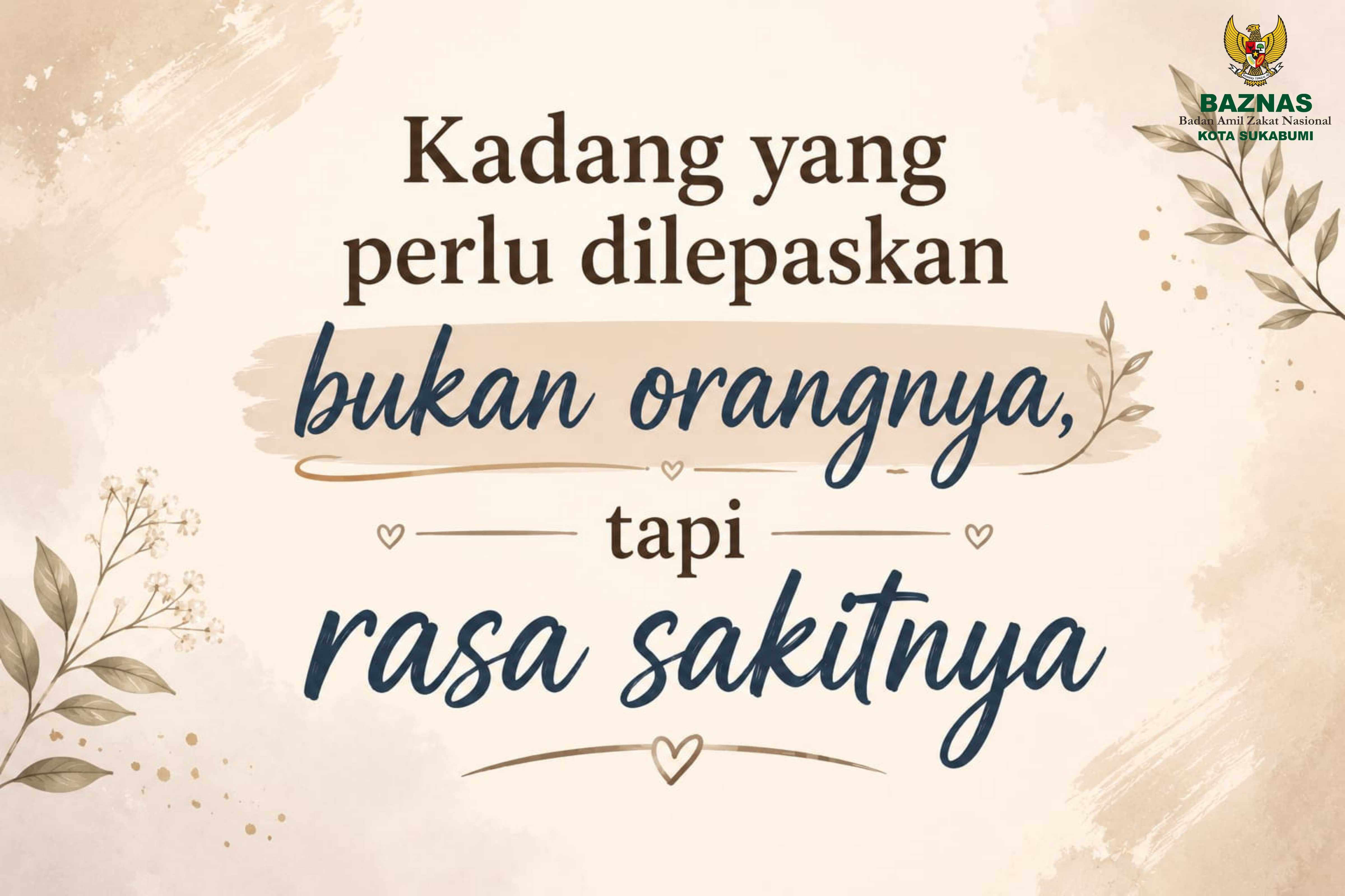 Kadang yang Perlu Dilepaskan Bukan Orangnya, Tapi Rasa Sakitnya