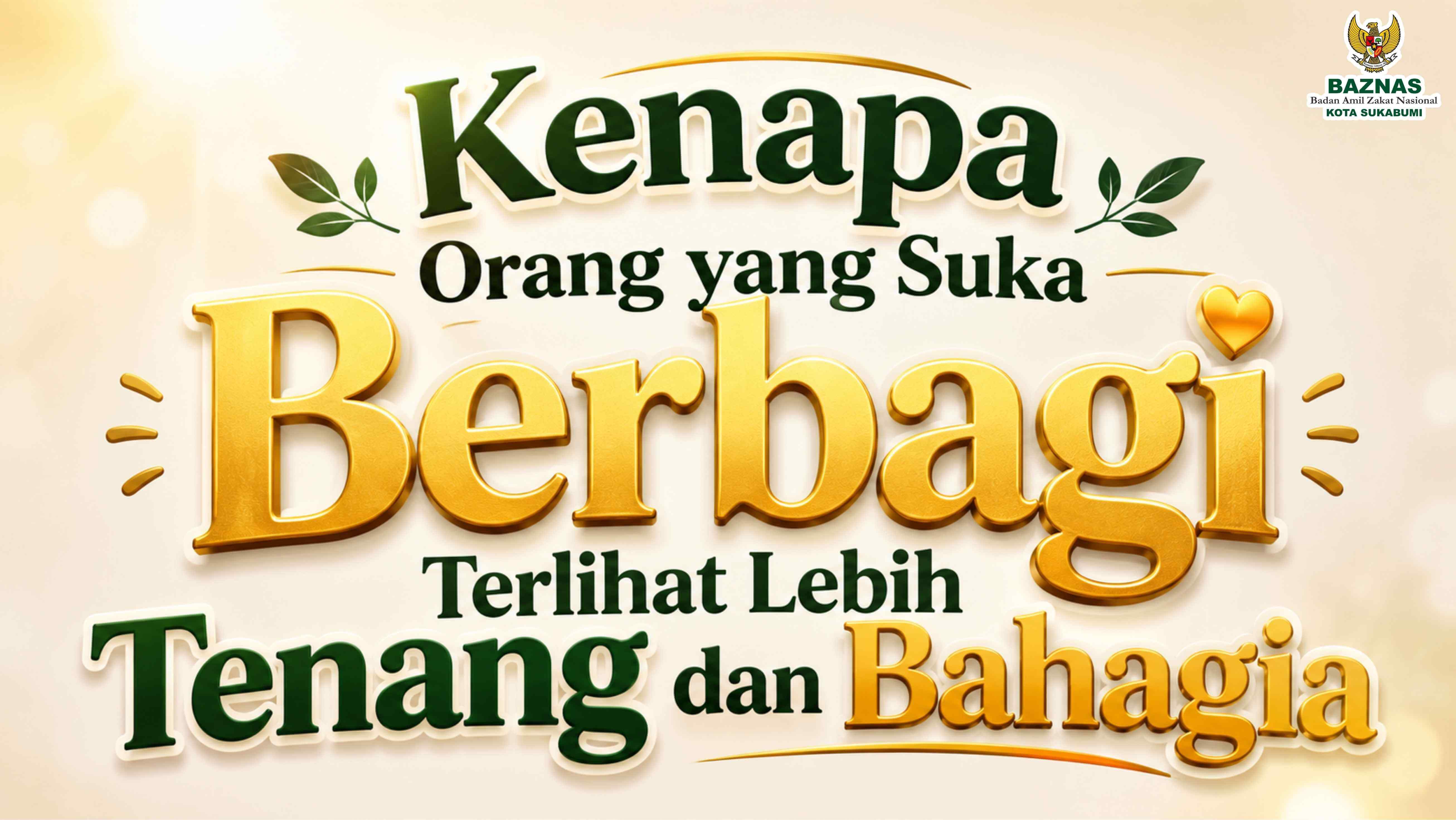 Kenapa Orang yang Suka Berbagi Terlihat Lebih Tenang dan Bahagia?