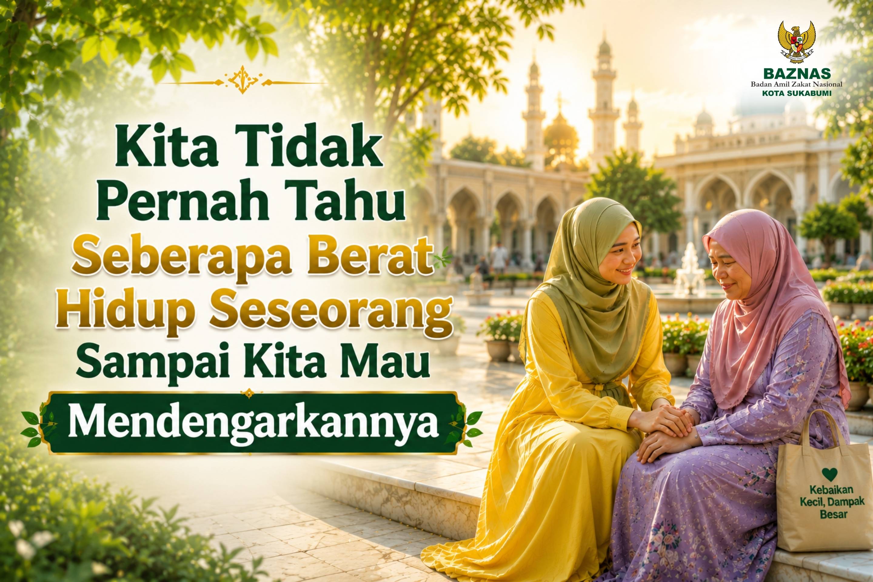 Kita Tidak Pernah Tahu Seberapa Berat Hidup Seseorang Sampai Kita Mau Mendengarkannya