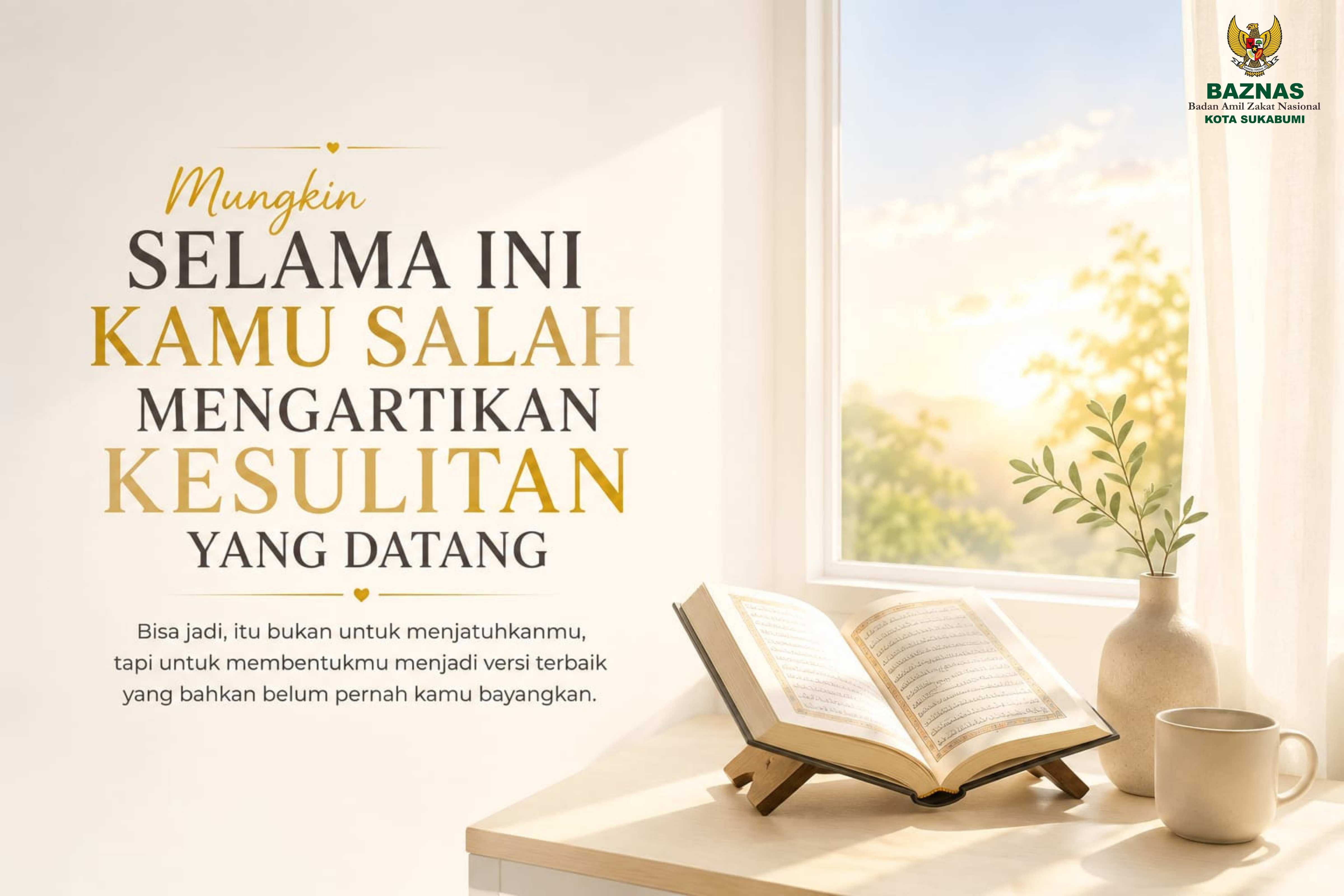 Mungkin Selama Ini Kamu Salah Mengartikan Kesulitan yang Datang