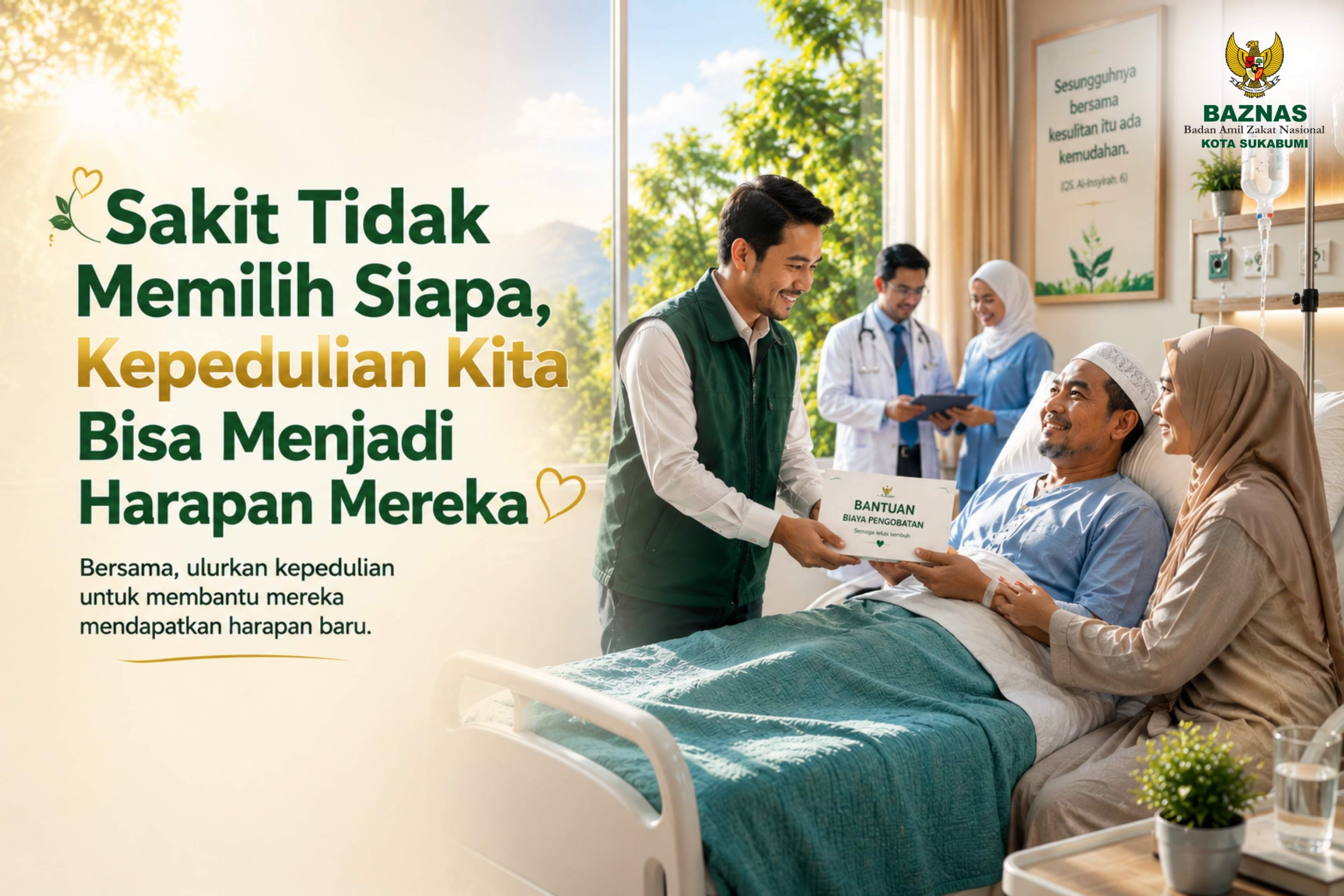 Sakit Tidak Memilih Siapa, Kepedulian Kita Bisa Menjadi Harapan Mereka