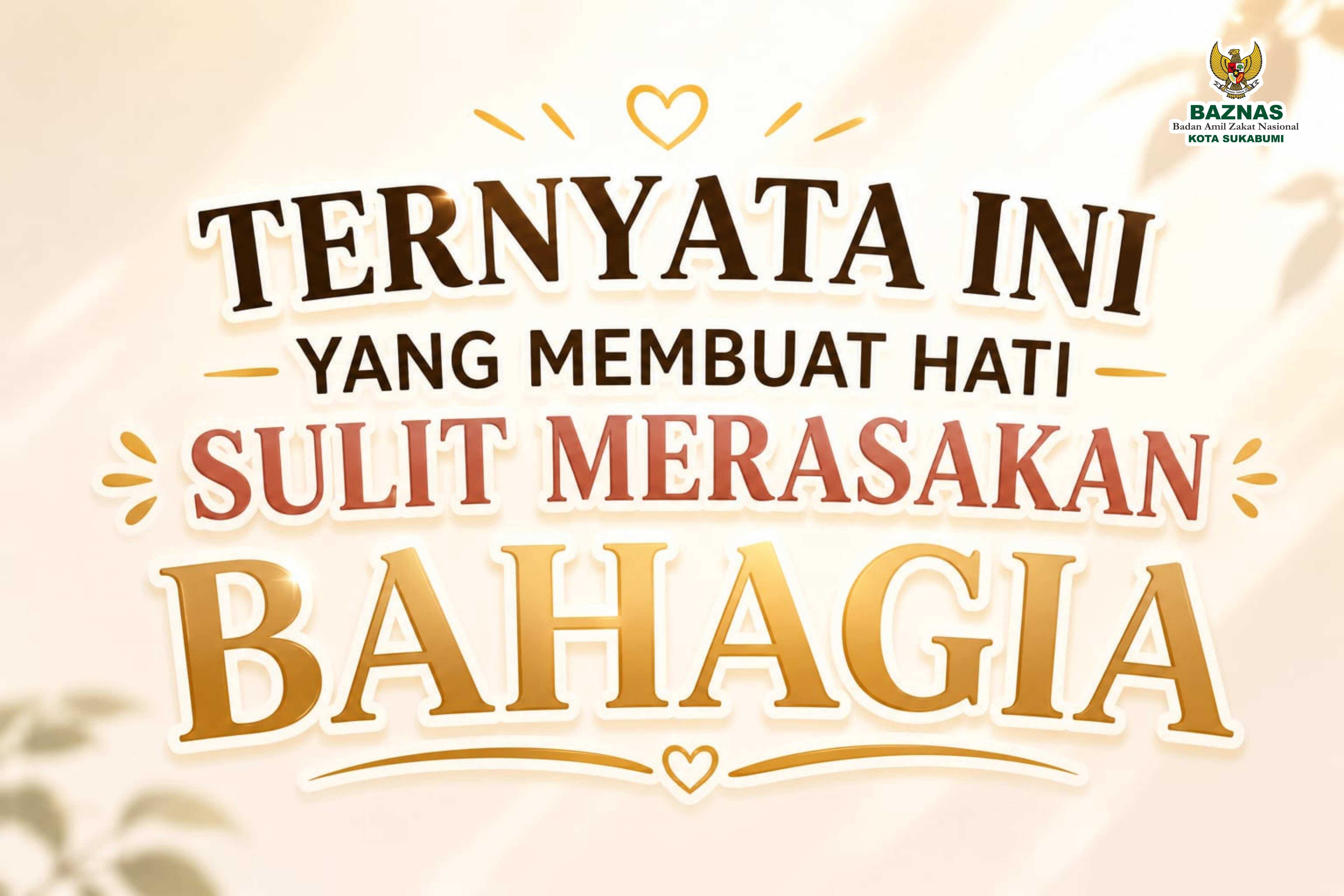 Ternyata Ini yang Membuat Hati Sulit Merasakan Bahagia