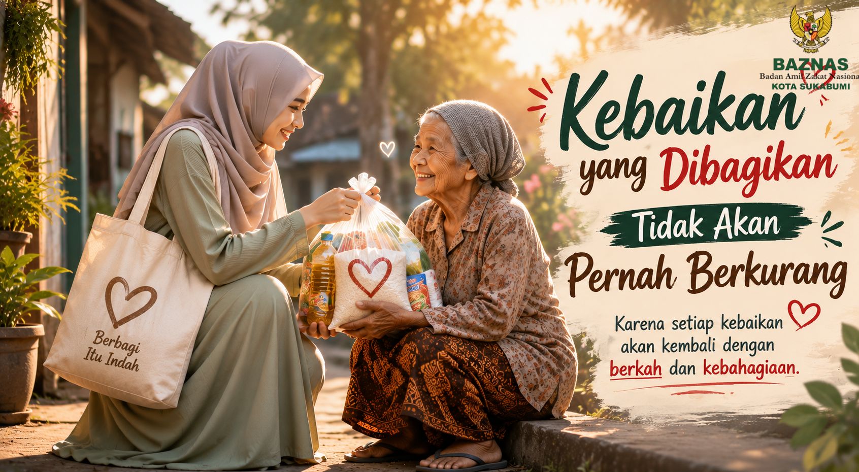 Kebaikan yang Dibagikan Tidak Akan Pernah Berkurang