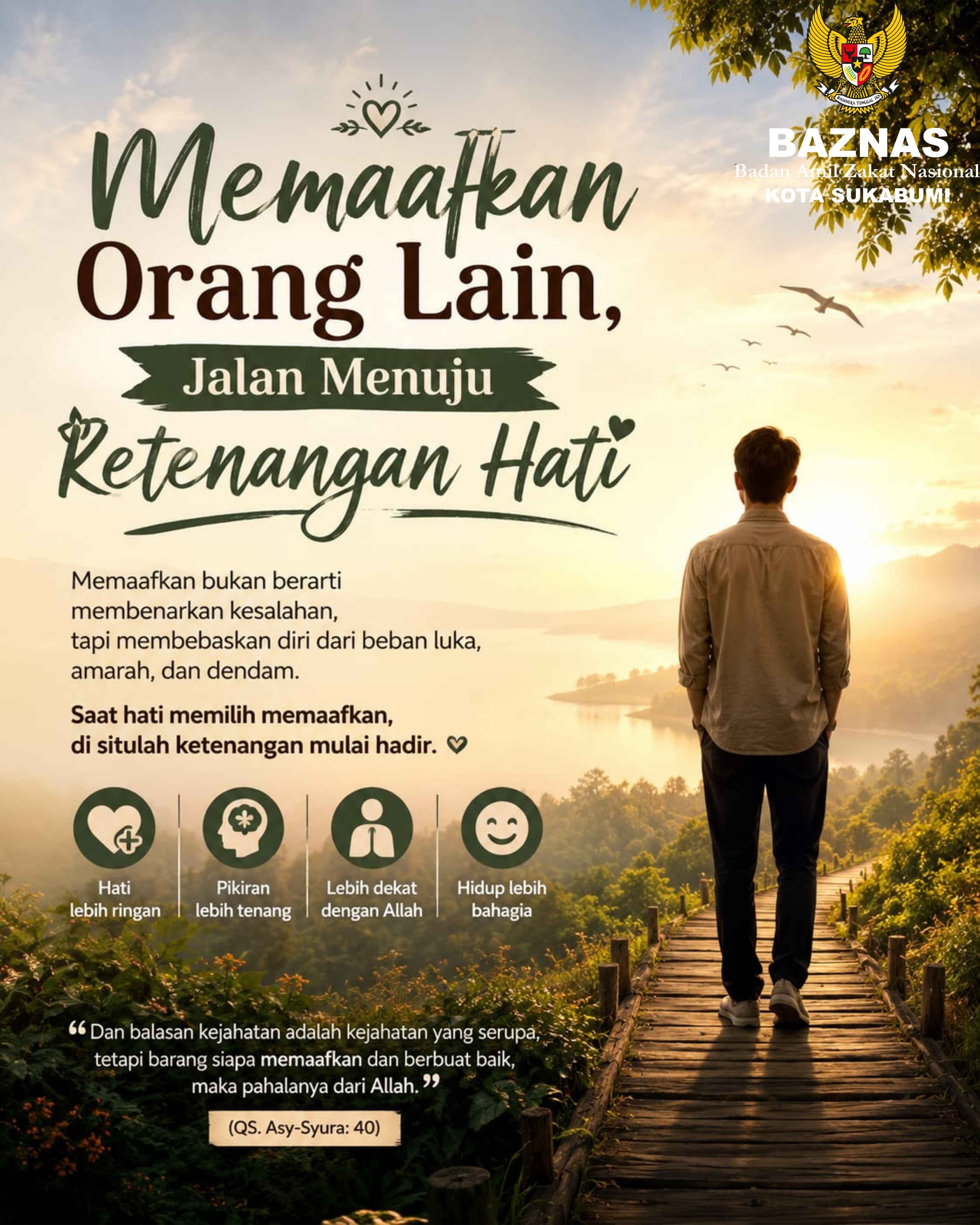 Memaafkan Orang Lain, Jalan Menuju Ketenangan Hati