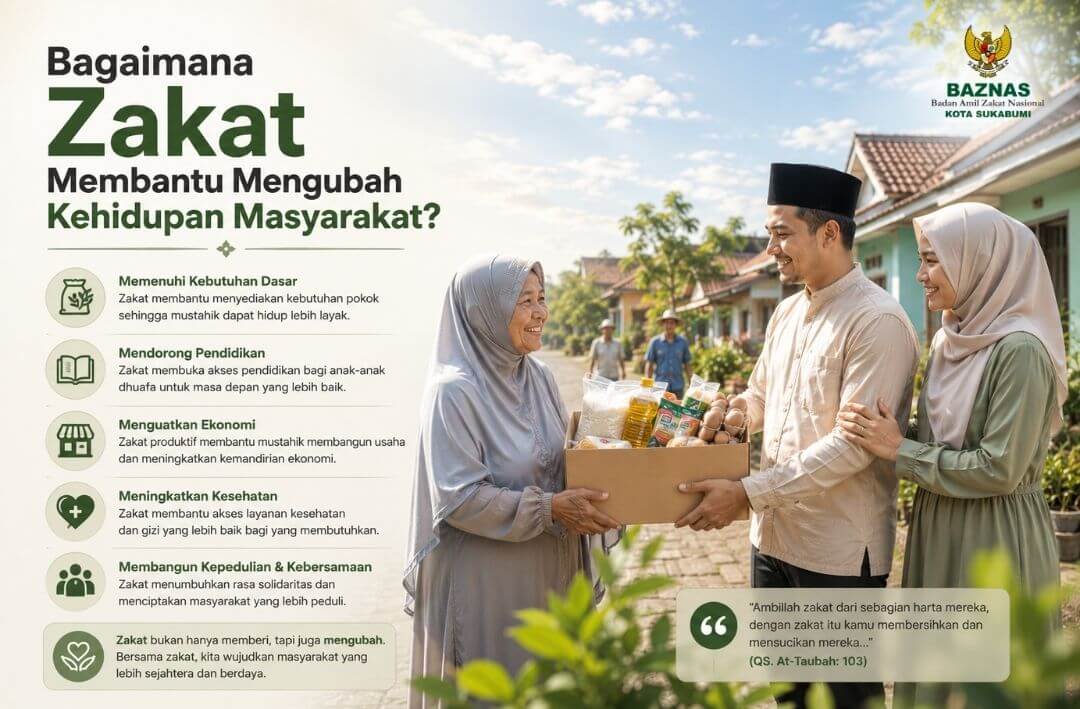 Bagaimana Zakat Membantu Mengubah Kehidupan Masyarakat