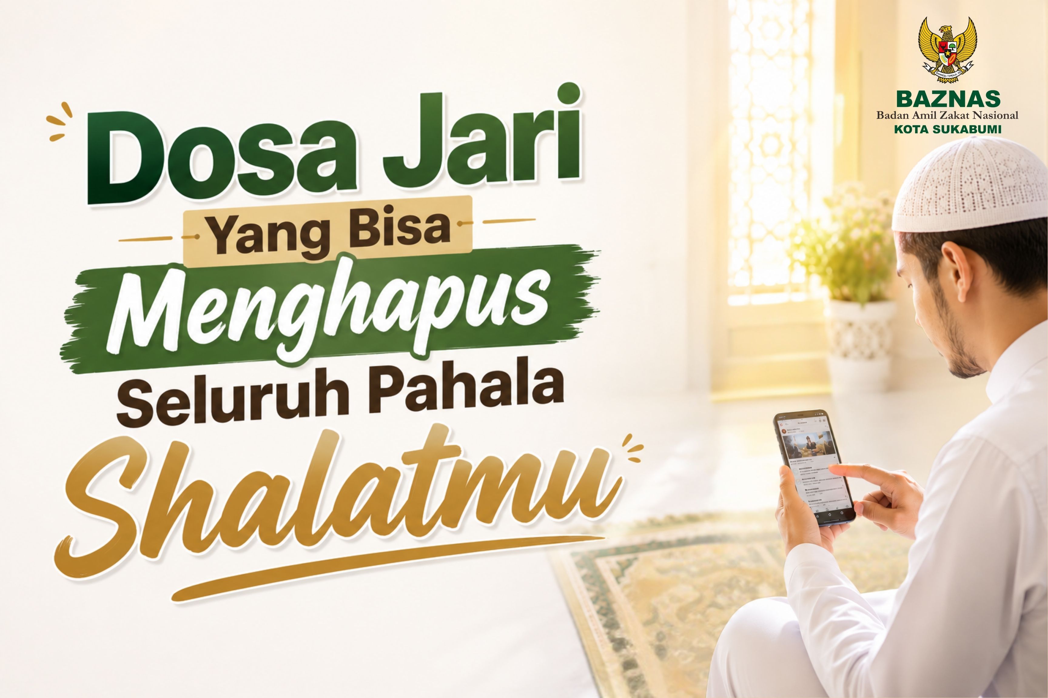 Dosa Jari Yang Bisa Menghapus Seluruh Pahala Shalatmu
