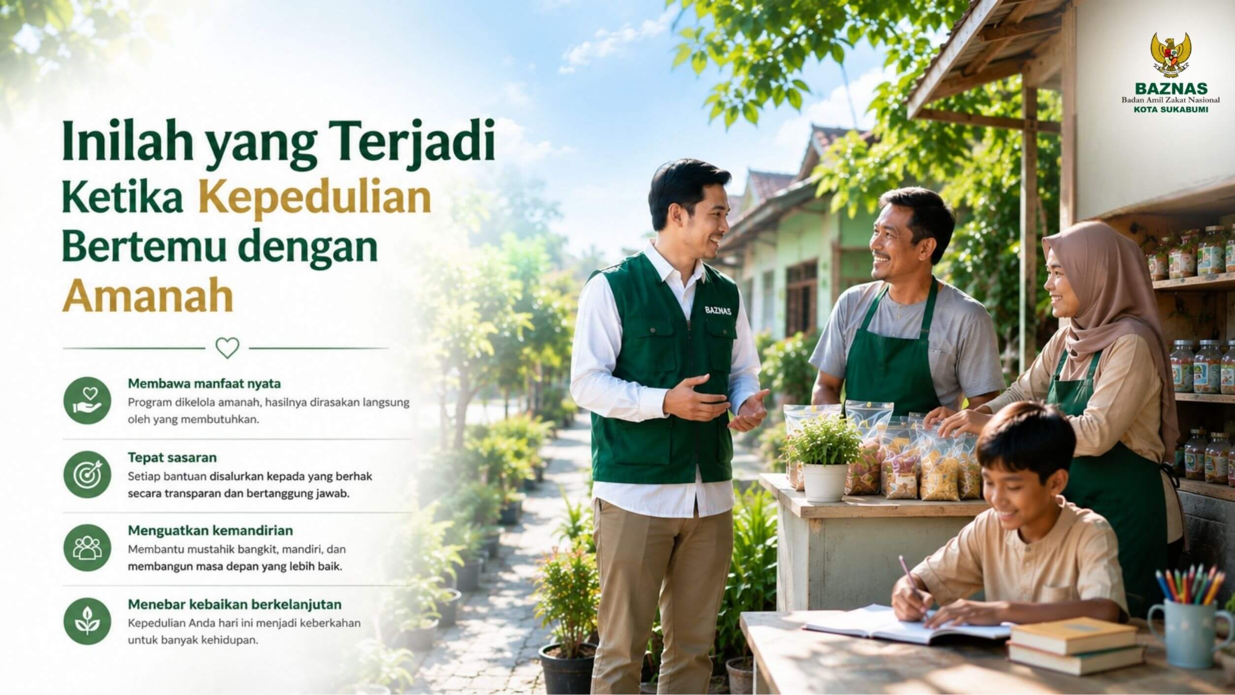 Inilah yang Terjadi Ketika Kepedulian Bertemu dengan Amanah 