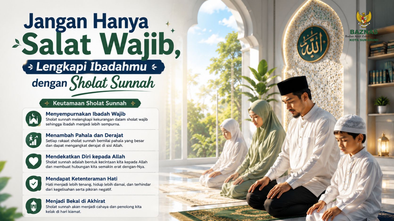 Jangan Hanya Salat Wajib, Lengkapi Ibadahmu dengan Sholat Sunnah
