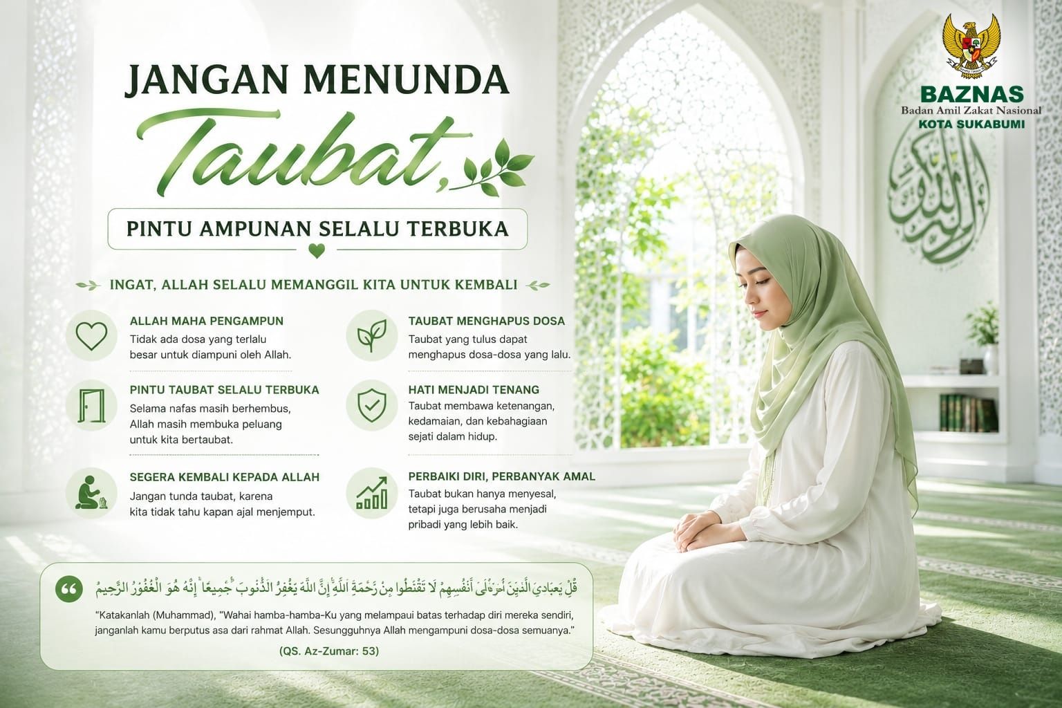 Jangan Menunda Taubat, Pintu Ampunan Selalu Terbuka