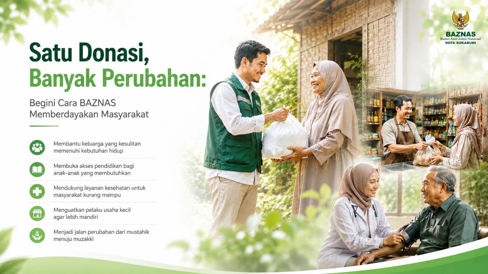Satu Donasi, Banyak Perubahan Begini Cara BAZNAS Memberdayakan Masyarakat 