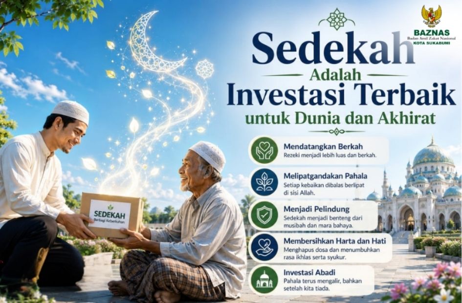Sedekah Adalah Investasi Terbaik Untuk Dunia dan Akhirat