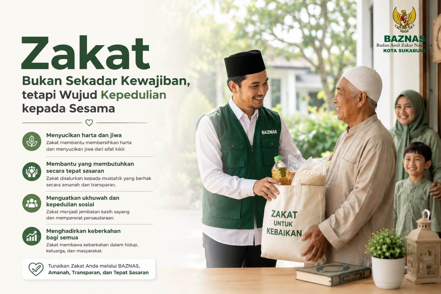 Zakat Bukan Sekadar Kewajiban, tetapi Wujud Kepedulian kepada Sesama