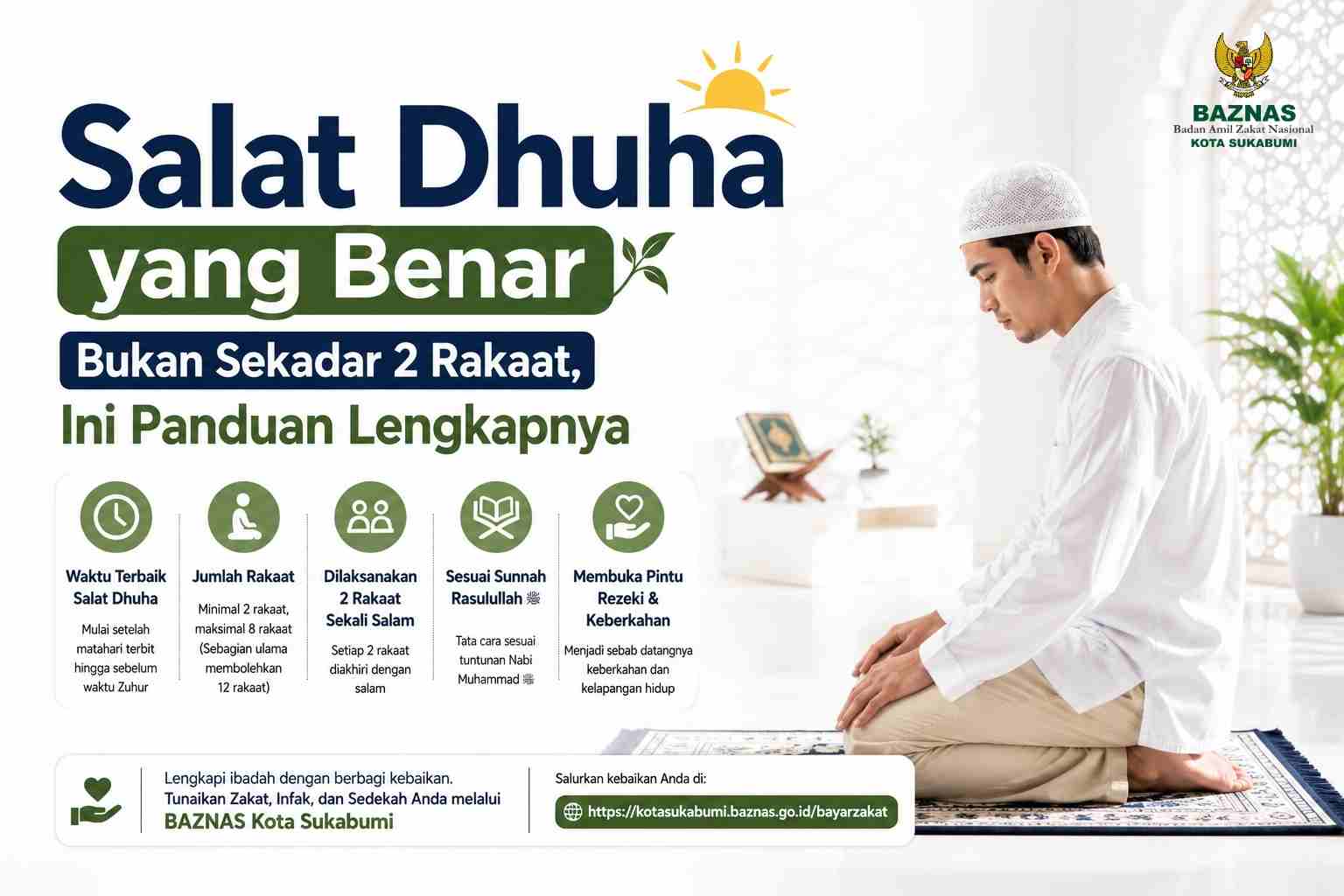 salat dhuha yang benar bukan sekedar 2 rakaat