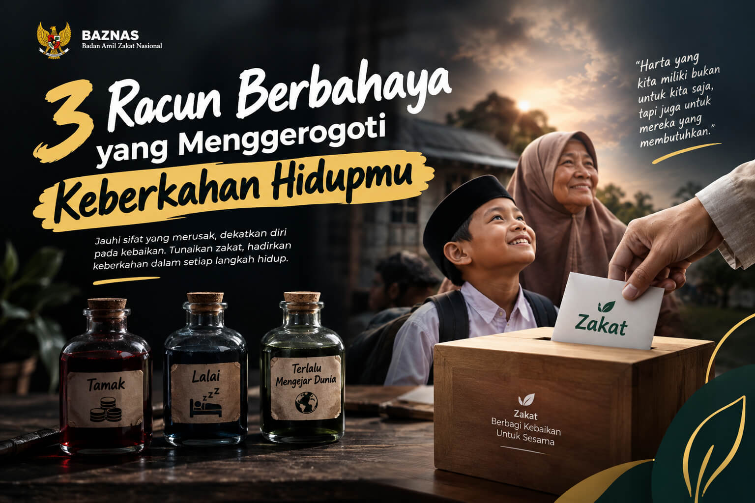 3 Racun Berbahaya yang Menggerogoti Keberkahan Hidupmu