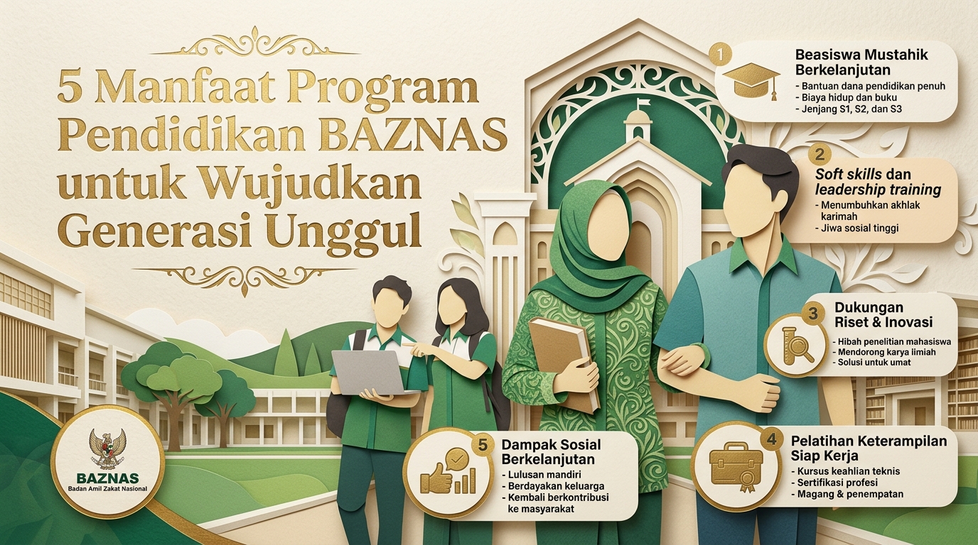 5 Manfaat Program Pendidikan BAZNAS untuk Wujudkan Generasi Unggul