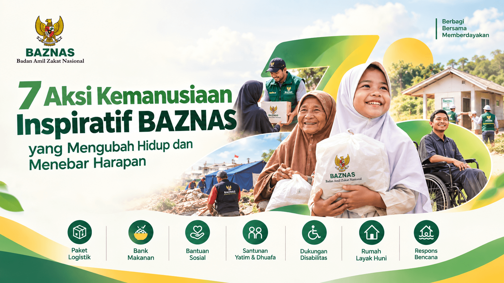 7 Aksi Kemanusiaan Inspiratif BAZNAS yang Mengubah Hidup dan Menebar Harapan