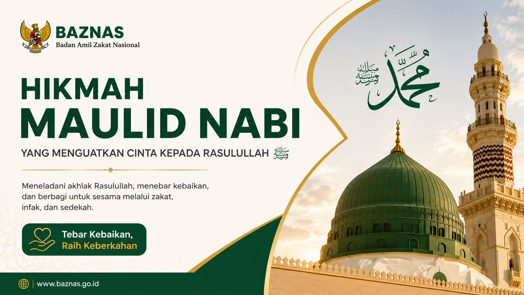 7 Hikmah Maulid Nabi BAZNAS yang Menguatkan Cinta kepada Rasulullah