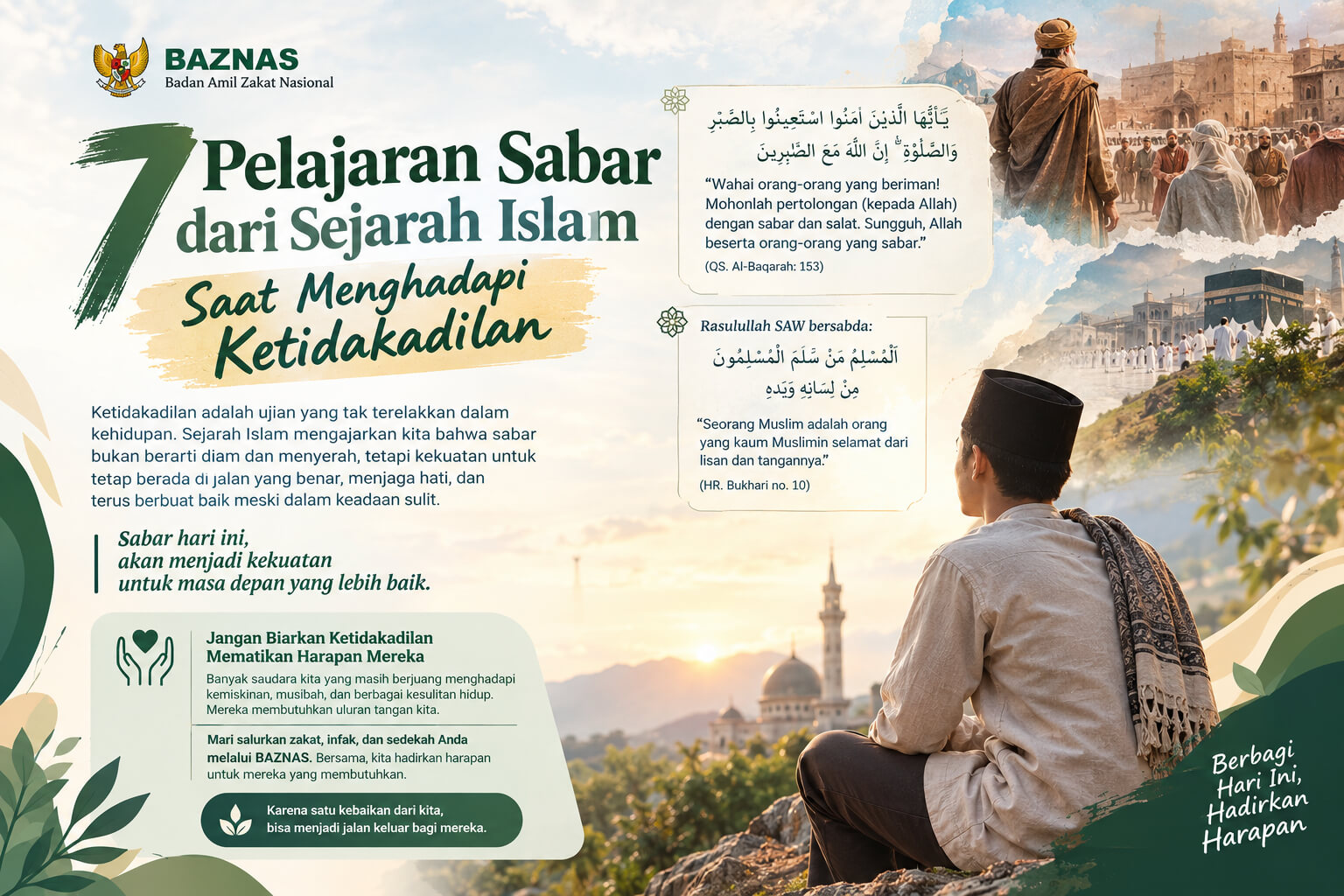 7 Pelajaran Sabar dari Sejarah Islam Saat Menghadapi Ketidakadilan