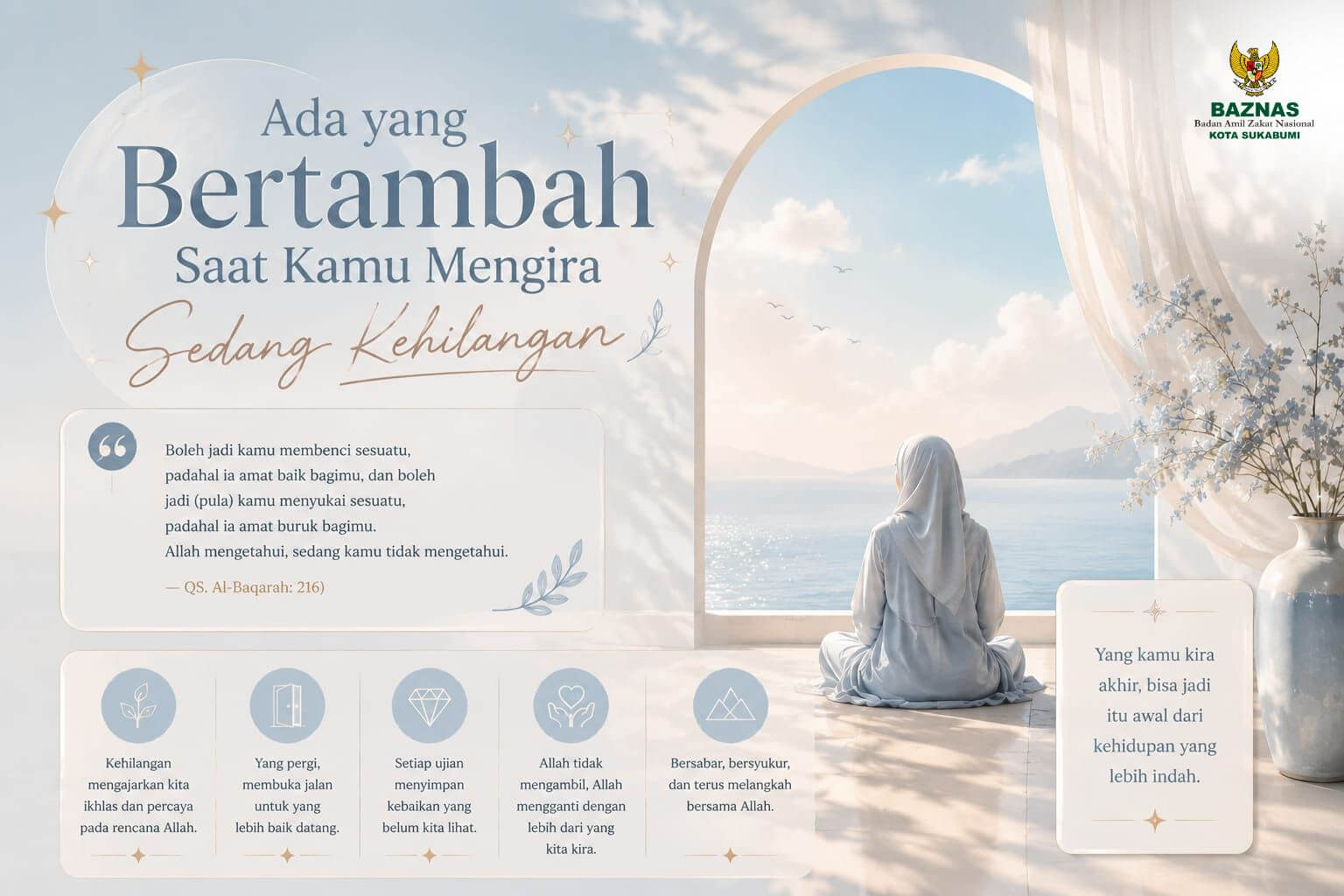 Ada yang Bertambah Saat Kamu Mengira Sedang Kehilangan