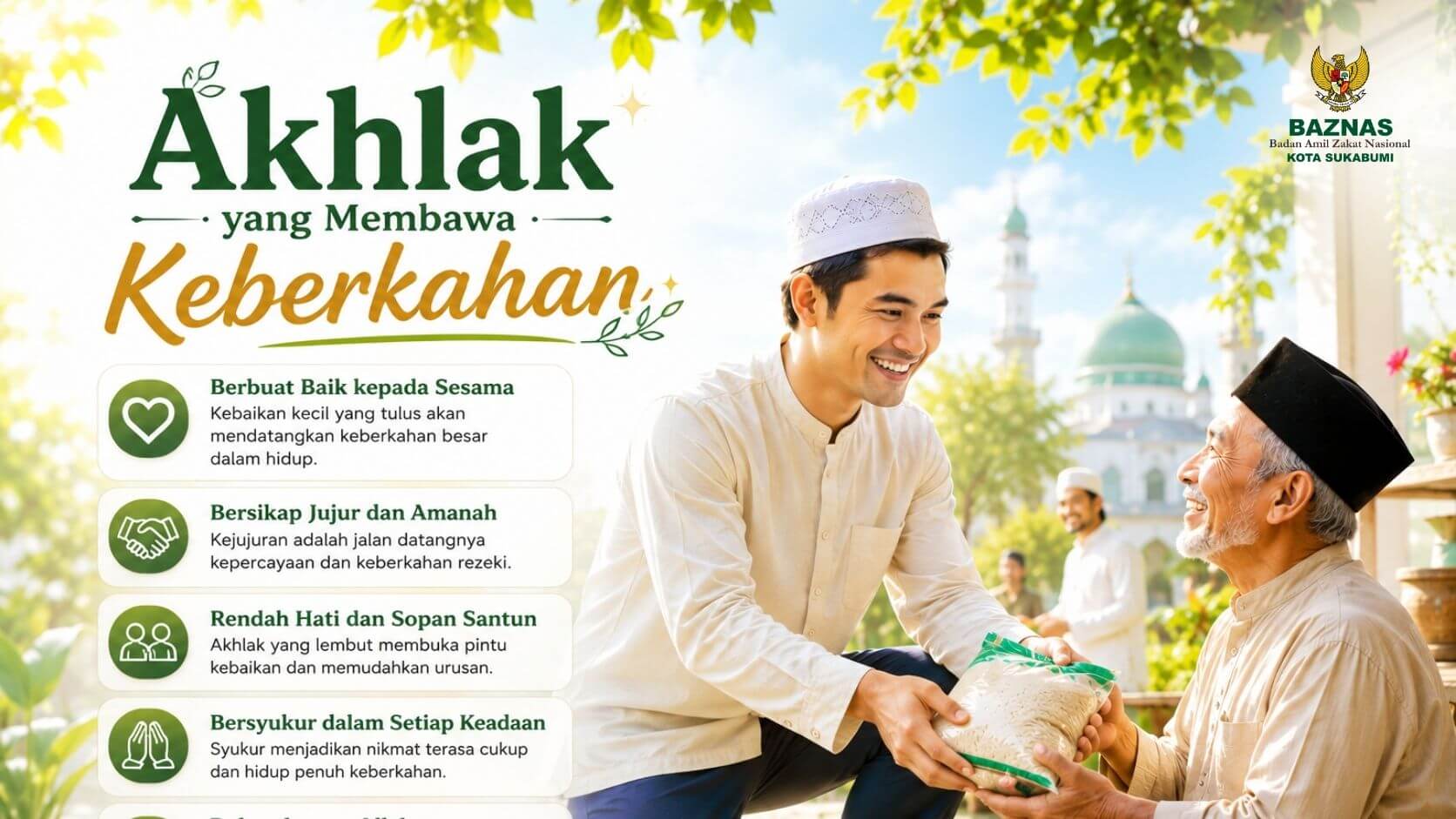Akhlak yang Membawa Keberkahan Dalam Hidup