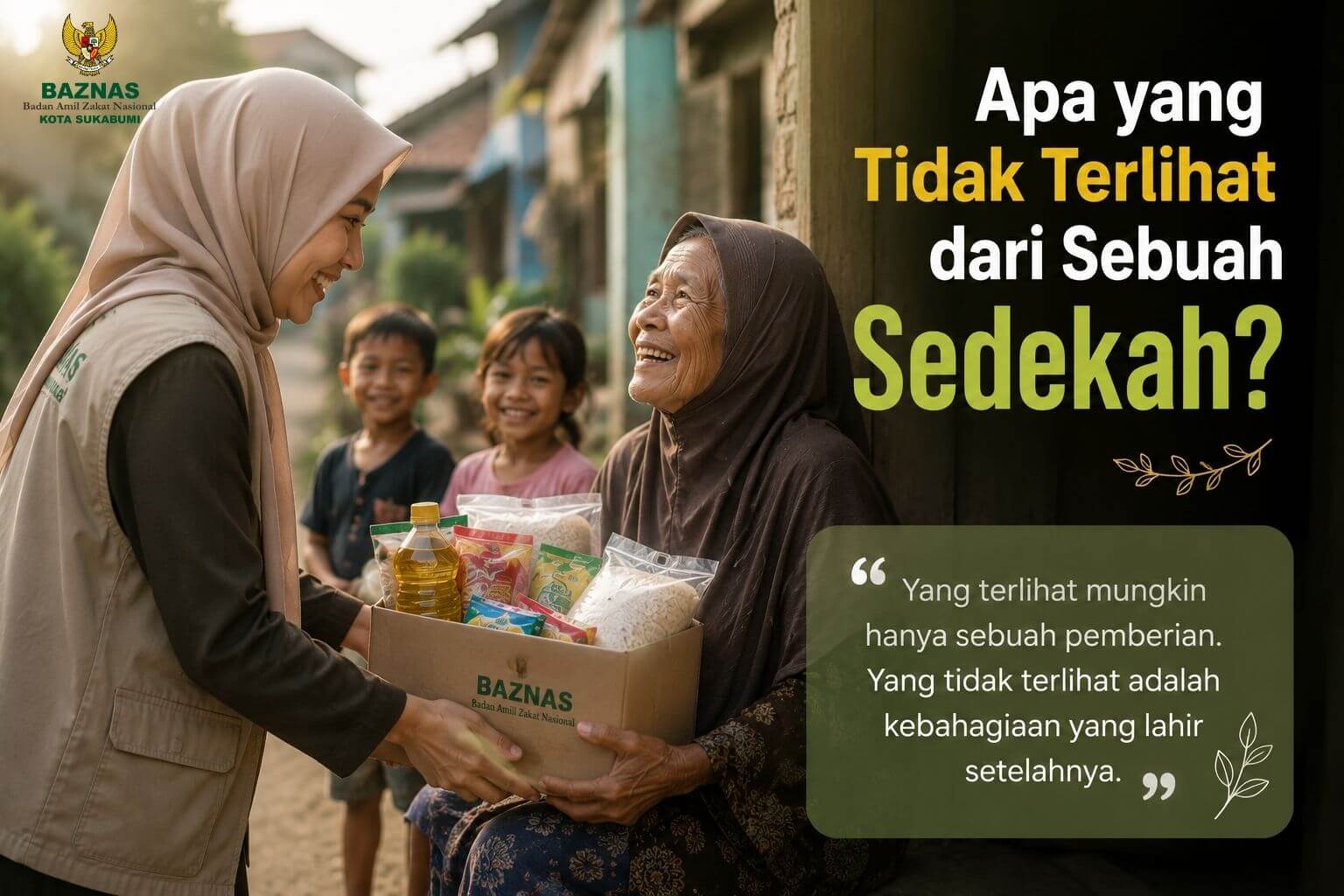 Apa yang Tidak Terlihat dari Sebuah Sedekah?