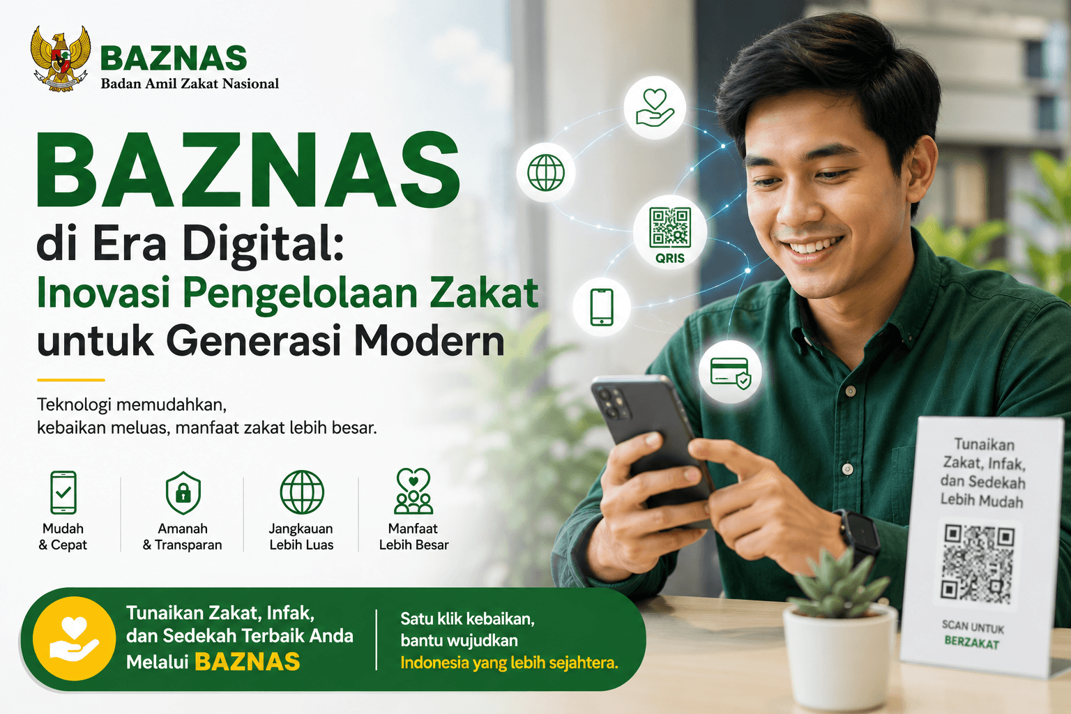 BAZNAS di Era Digital Inovasi Pengelolaan Zakat untuk Generasi Modern