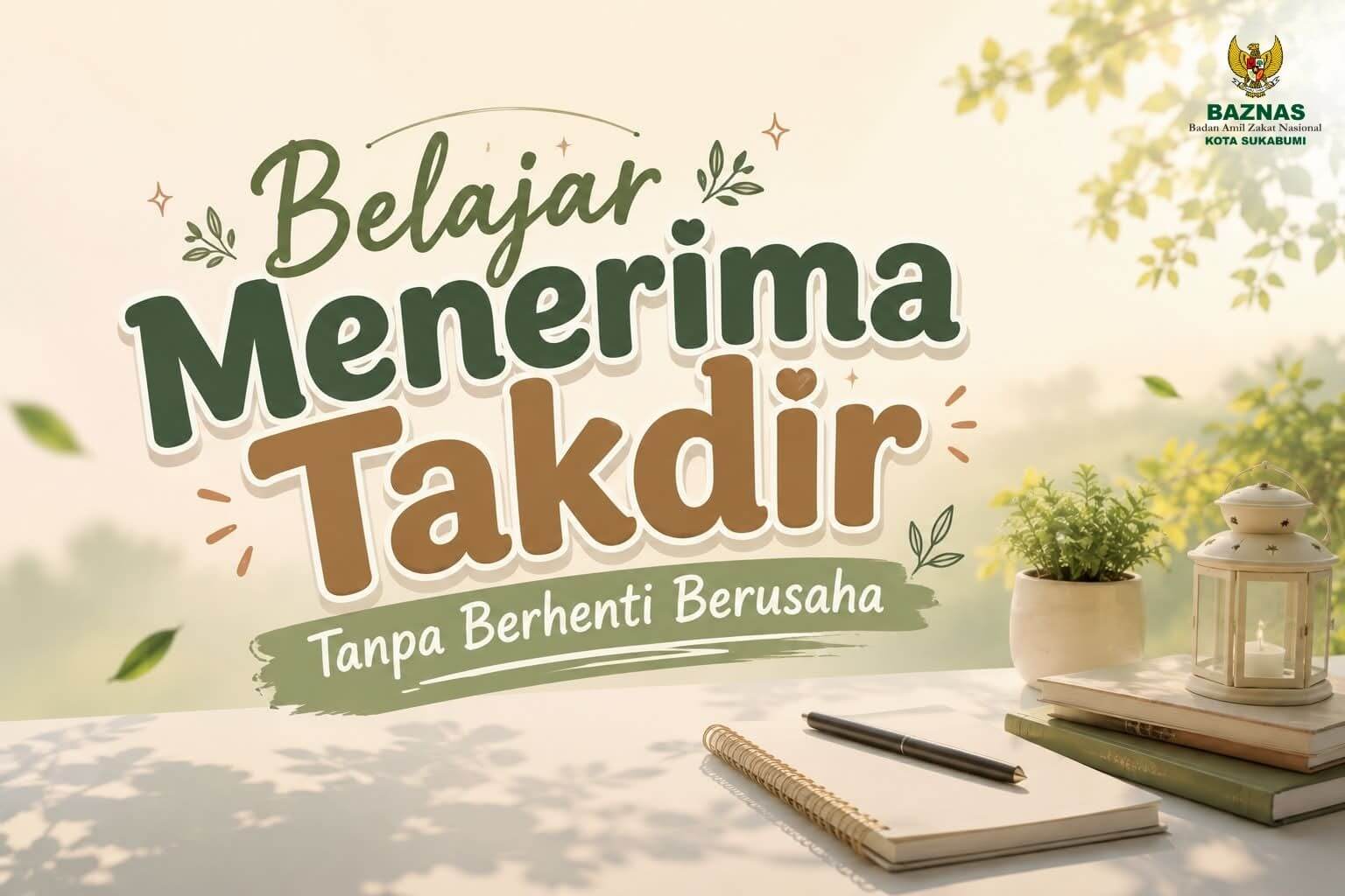 Belajar Menerima Takdir Tanpa Berhenti Berusaha