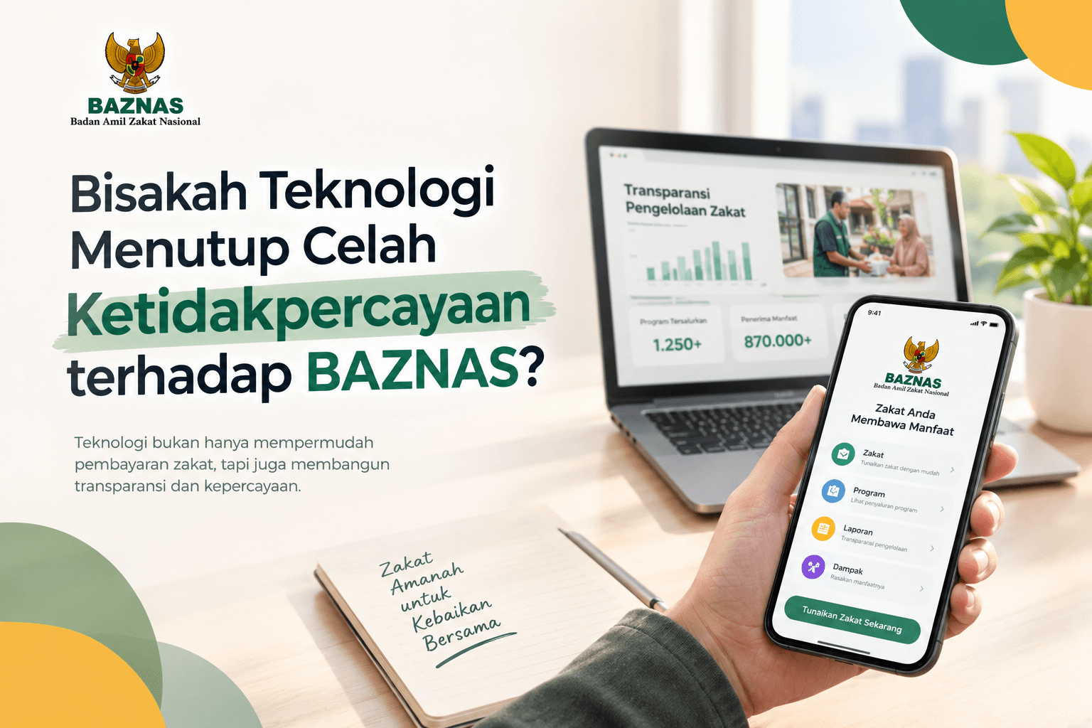 Bisakah Teknologi Menutup Celah Ketidakpercayaan terhadap BAZNAS?