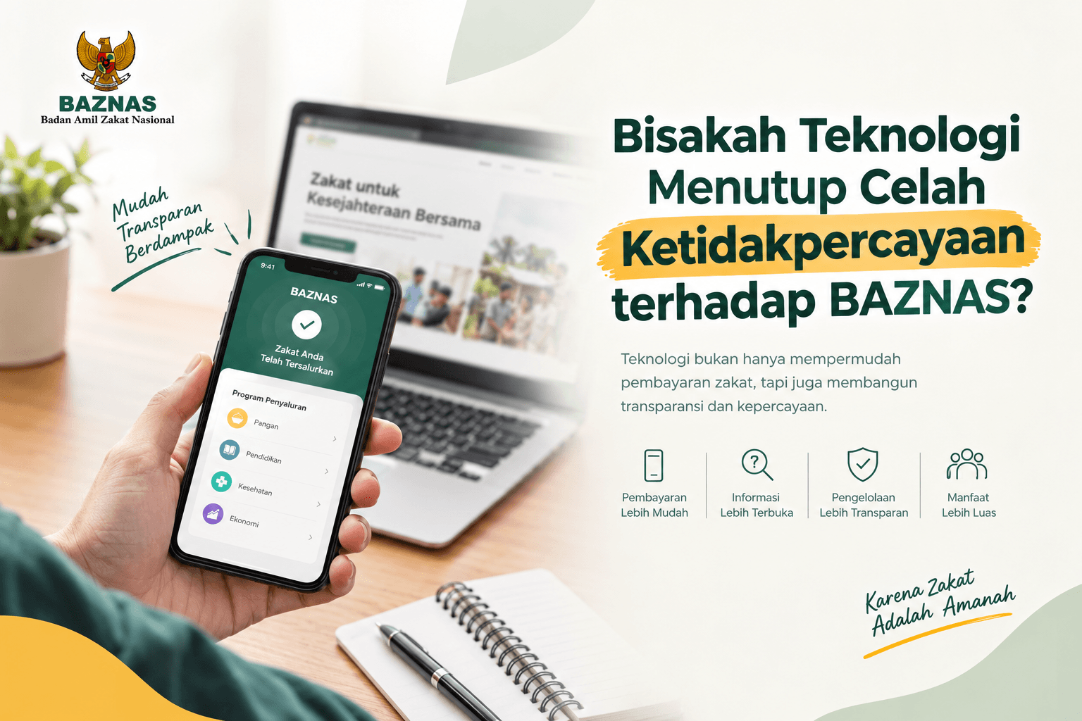 Bisakah Teknologi Menutup Celah Ketidakpercayaan terhadap BAZNAS