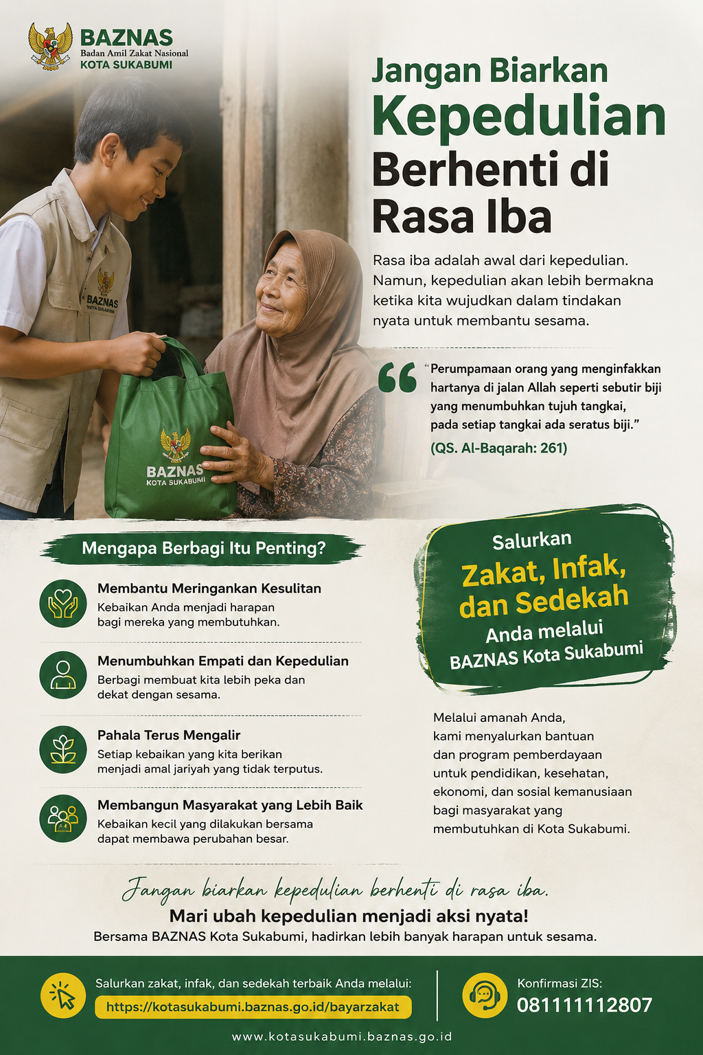 Jangan Biarkan Kepedulian Berhenti di Rasa Iba