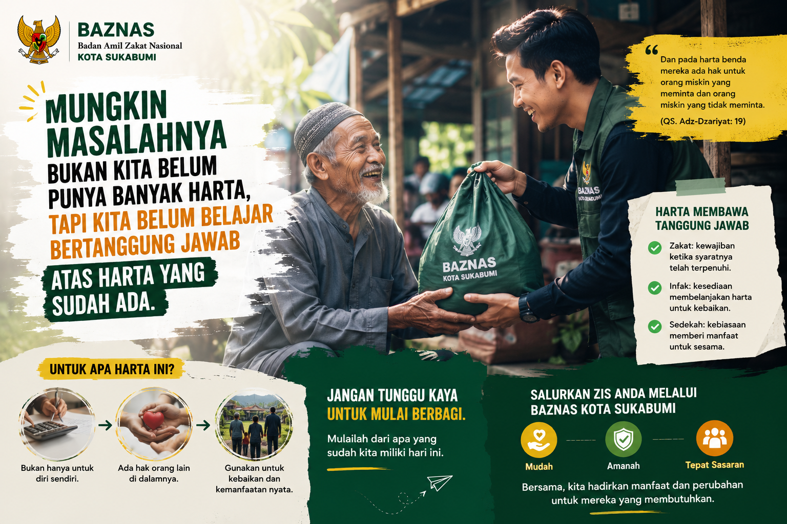 Mungkin Masalahnya Bukan Kita Belum Punya Banyak Harta, Tapi Kita Belum Belajar Bertanggung Jawab atas Harta yang Sudah Ada