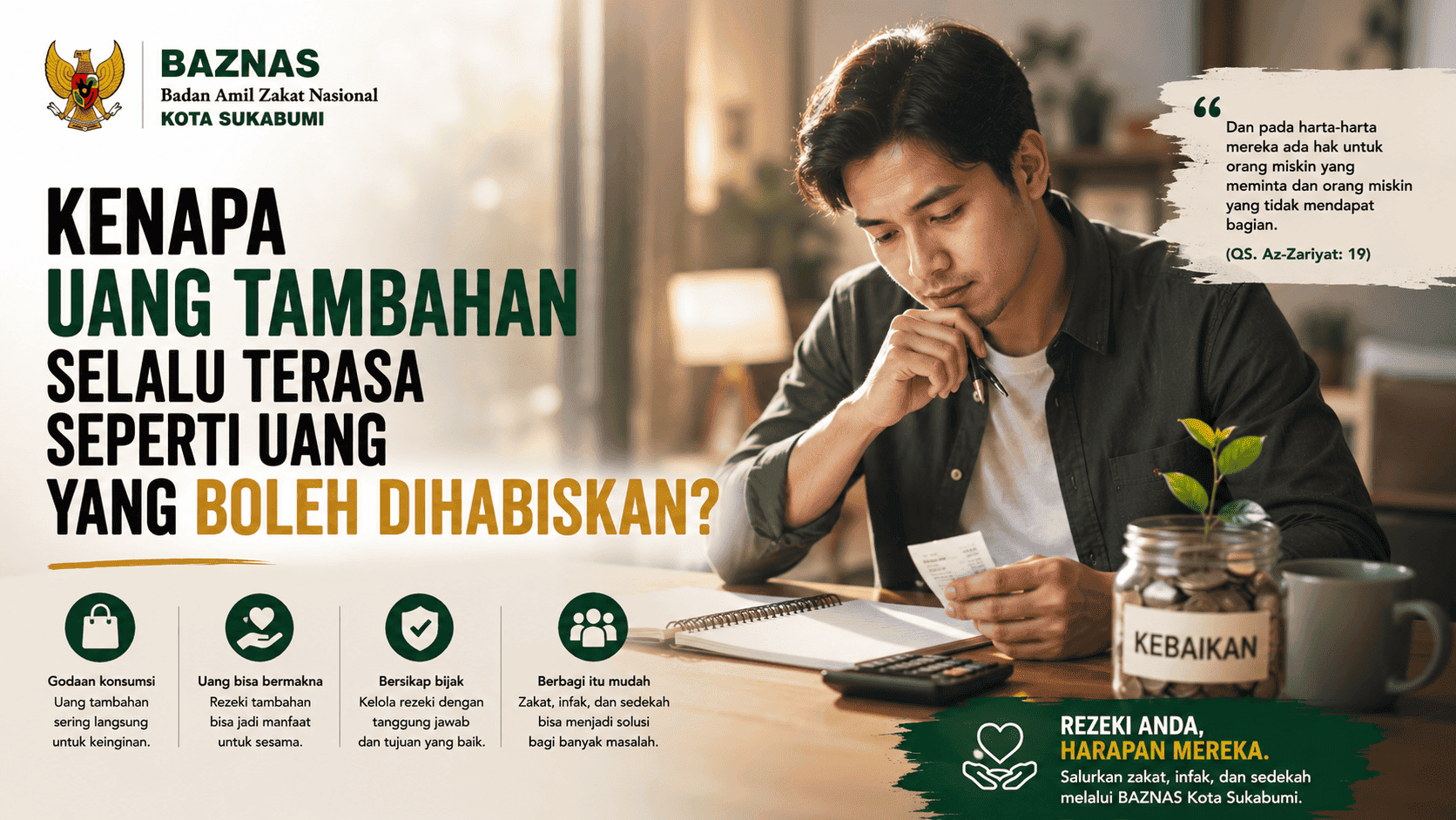 Kenapa Uang Tambahan Selalu Terasa Seperti Uang yang Boleh Dihabiskan?